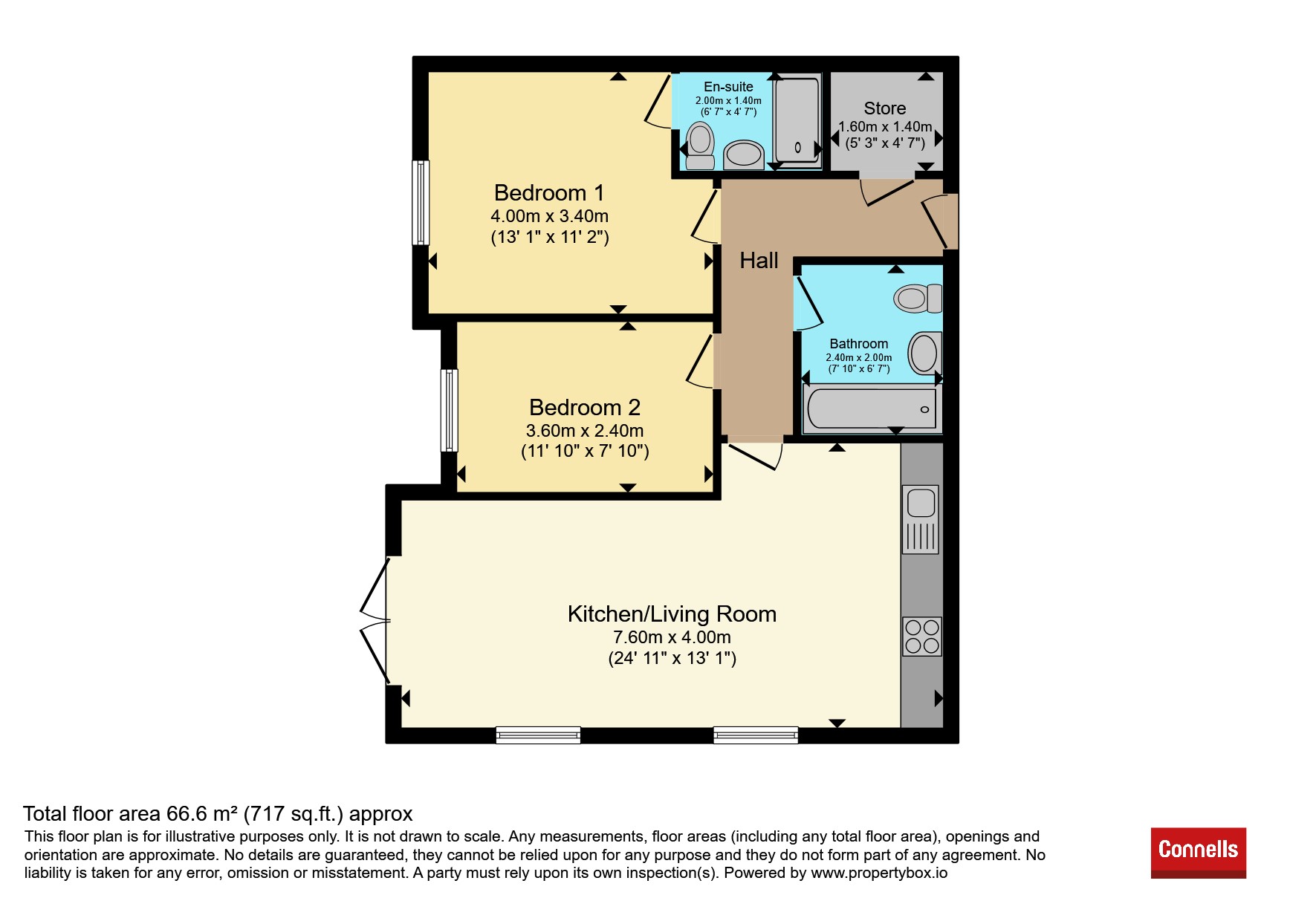Flat 1, 2, Suffolk Punch Close, Milton Keynes floorplan