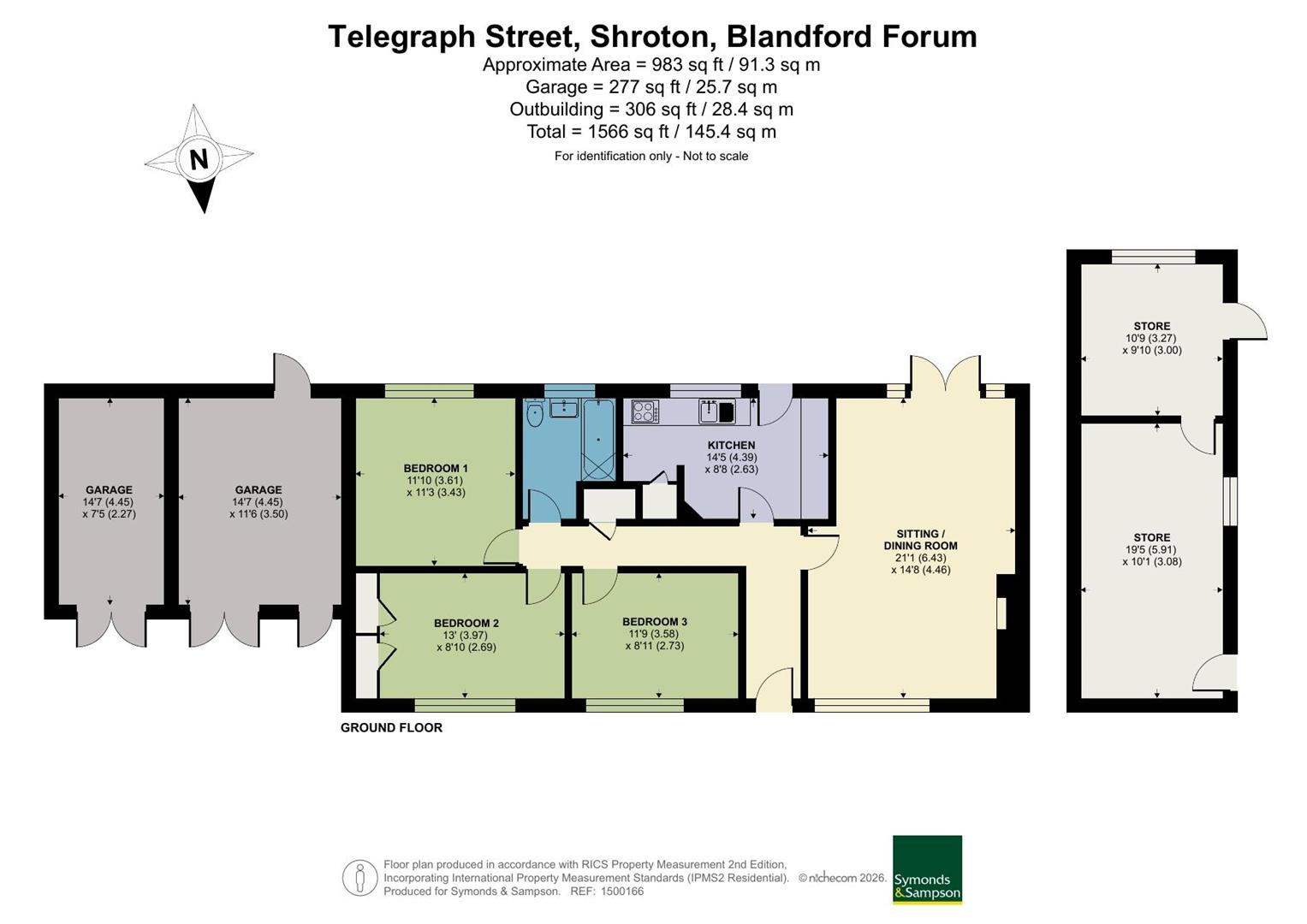 Sheriffs Mead, Telegraph Street, Blandford Forum floorplan