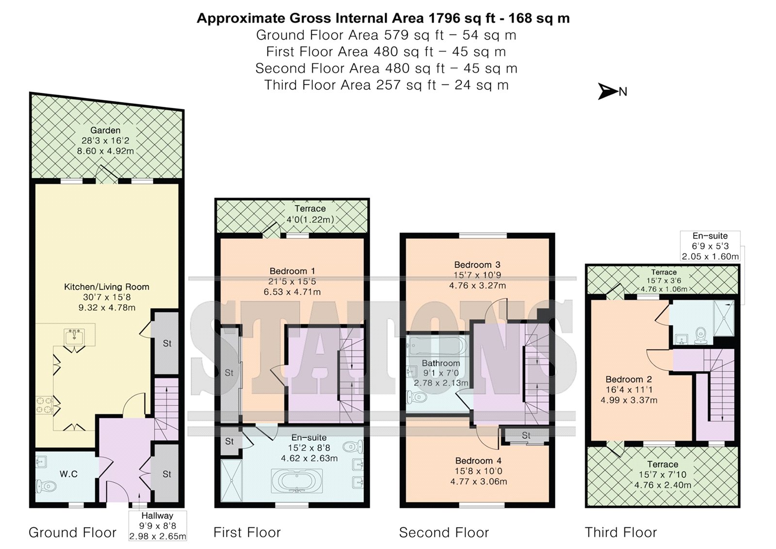 37, Quayle Crescent, London floorplan