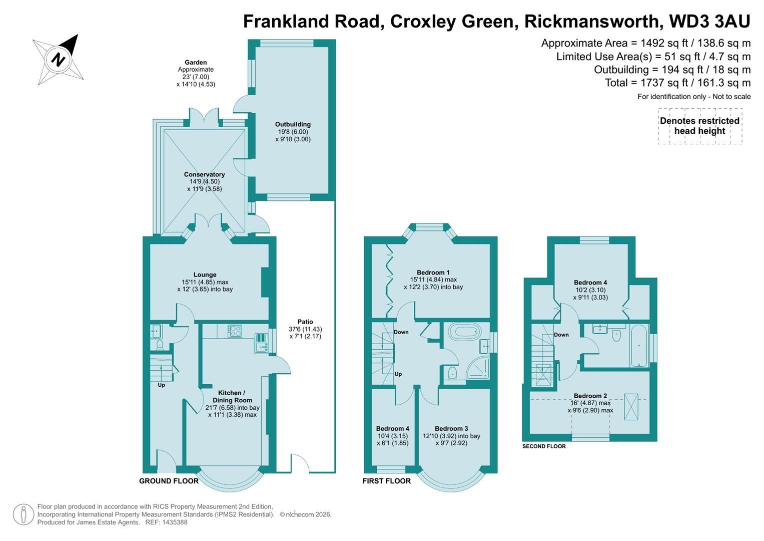 56, Frankland Road, Rickmansworth floorplan