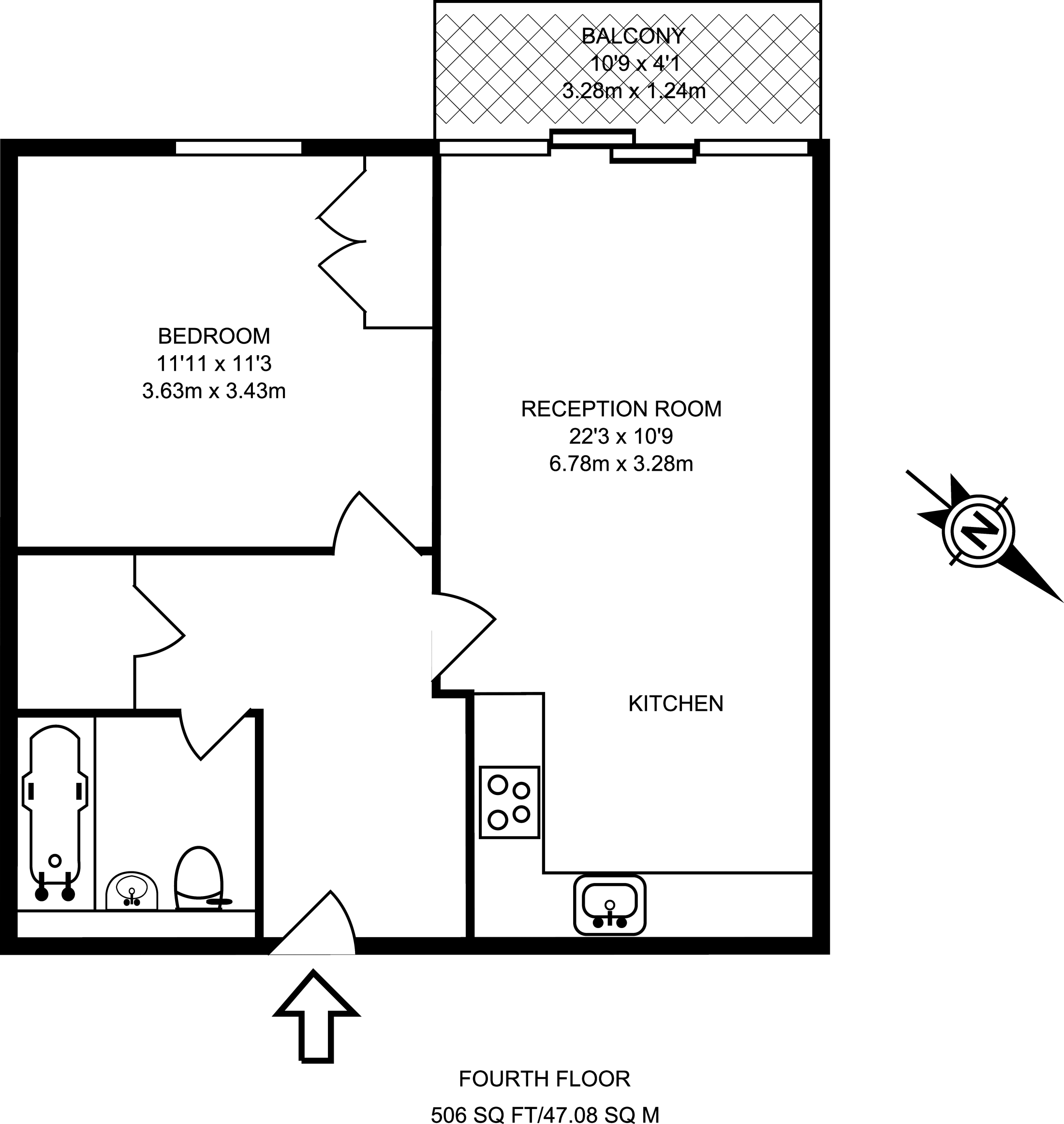1 Bedrooms Flat to rent in Tarves Way, Greenwich, London SE10