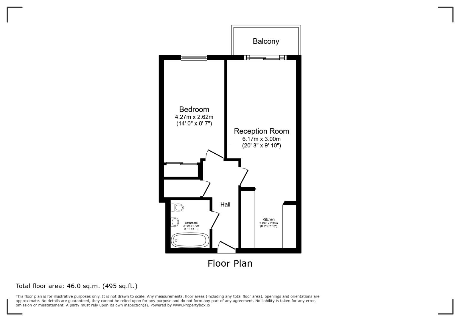 Balmoral Place, Leeds floorplan