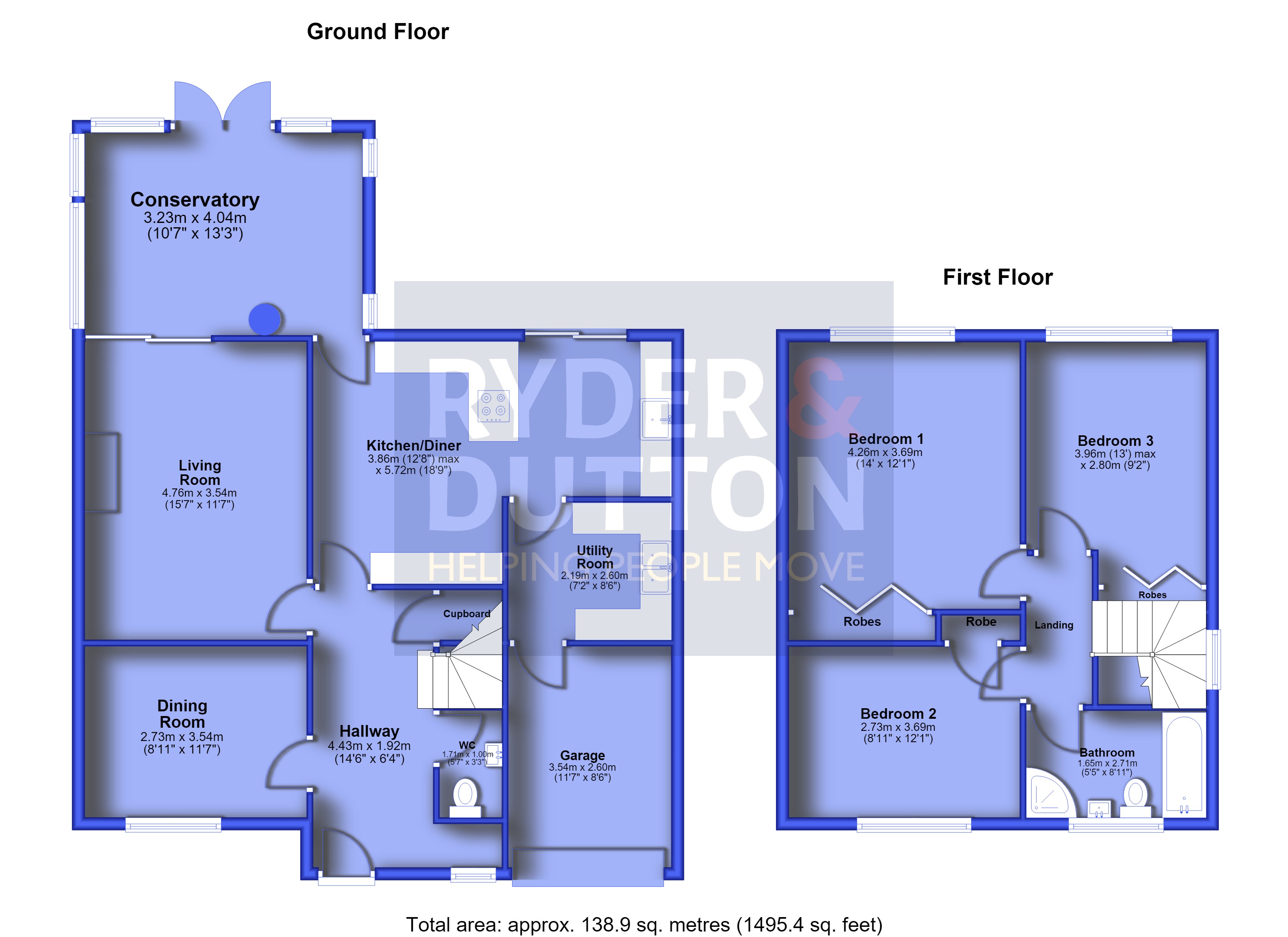 17, Croft Acres, Bury floorplan