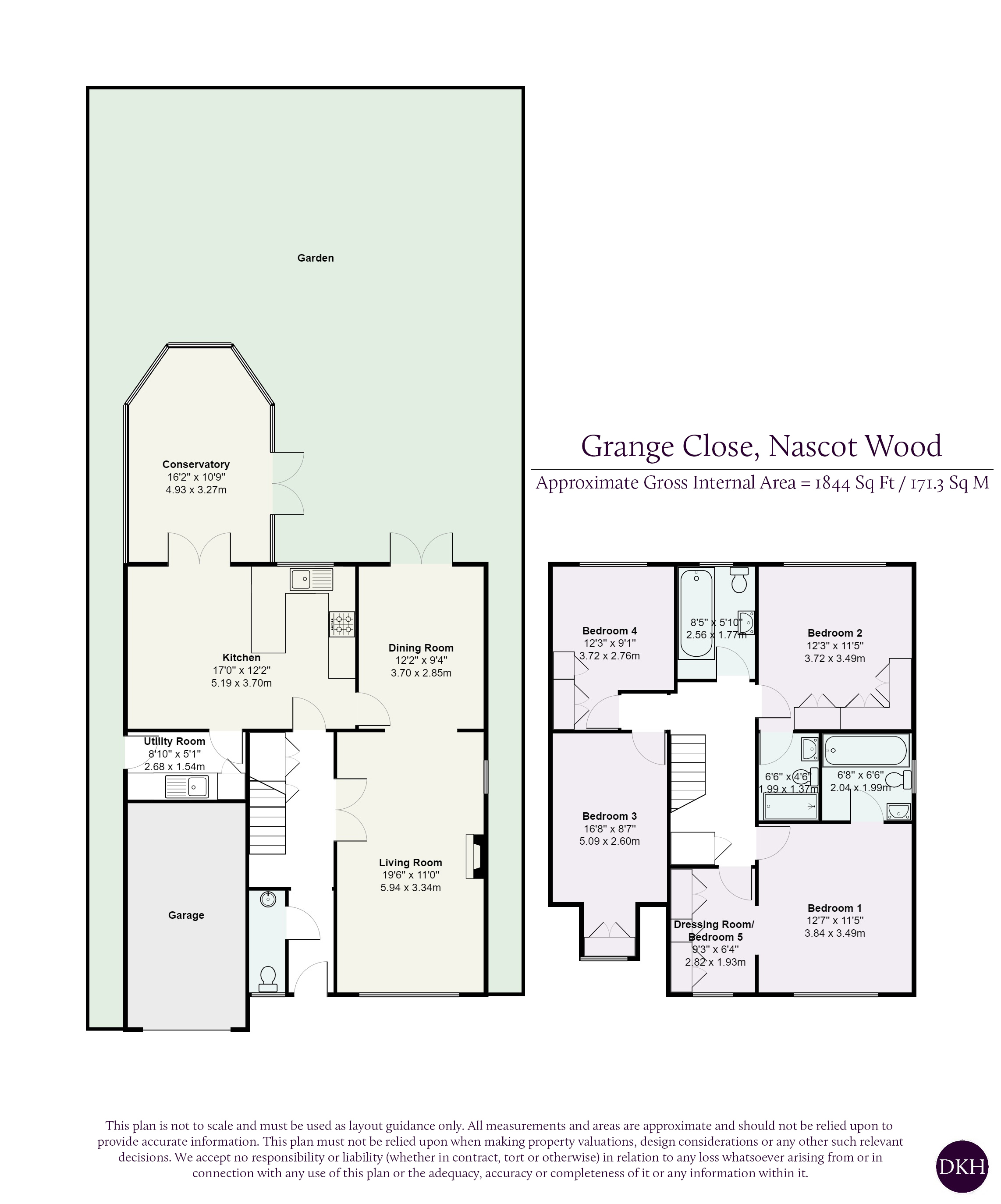 40, Grange Close, Watford floorplan