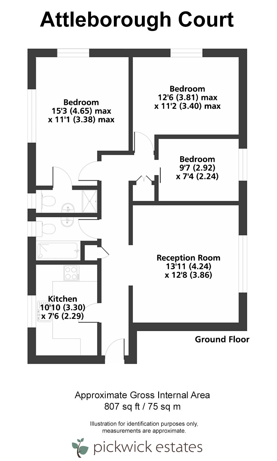 Attlebrough Court, London floorplan