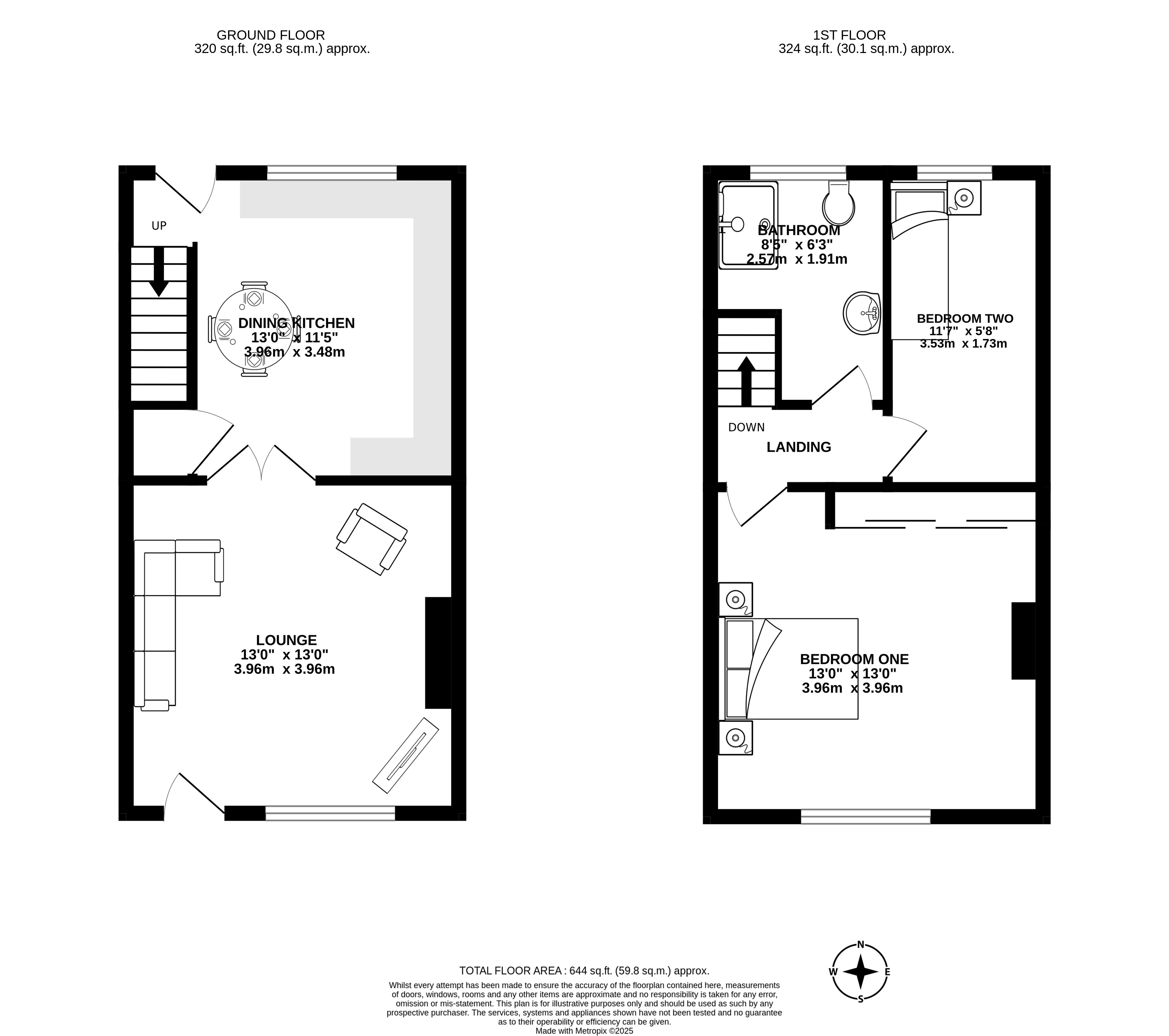 21, Bateson Street, West Yorkshire floorplan