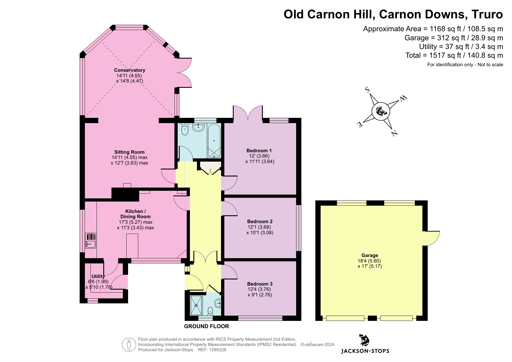 Trevu,, Old Carnon Hill, Truro floorplan