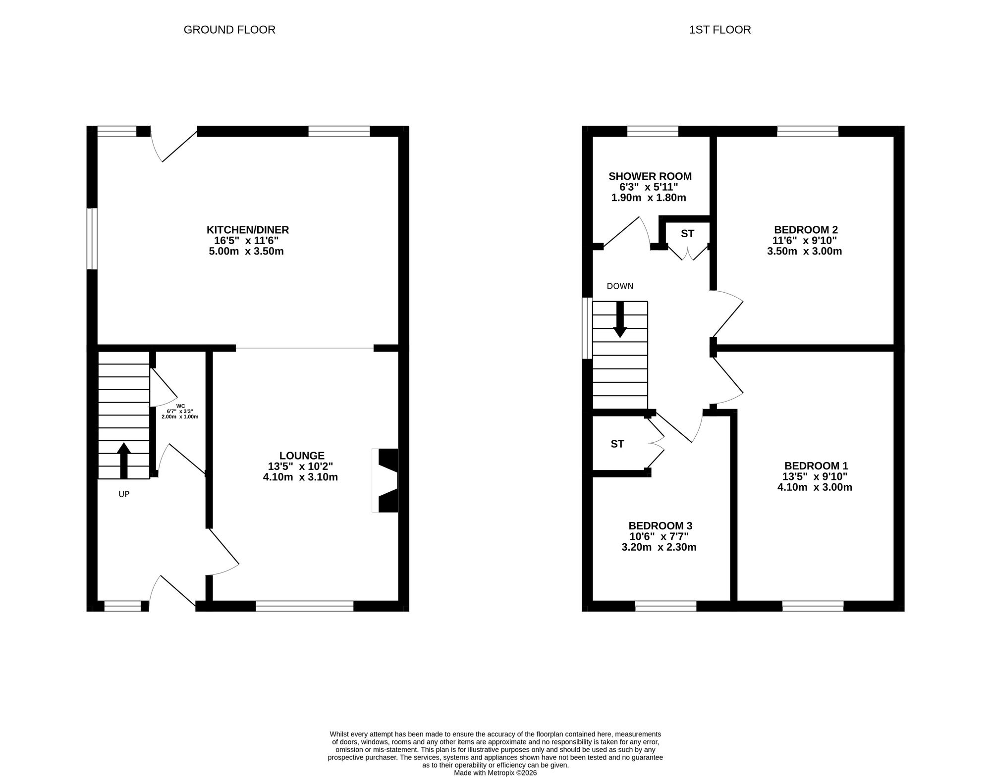34 Princes Crescent, Dollar floorplan