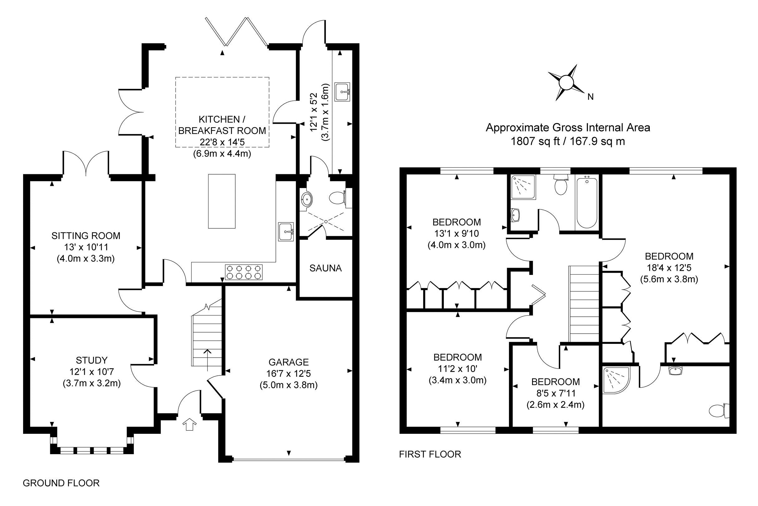 4 Bedrooms Detached house for sale in Potters Lane, Send, Woking GU23