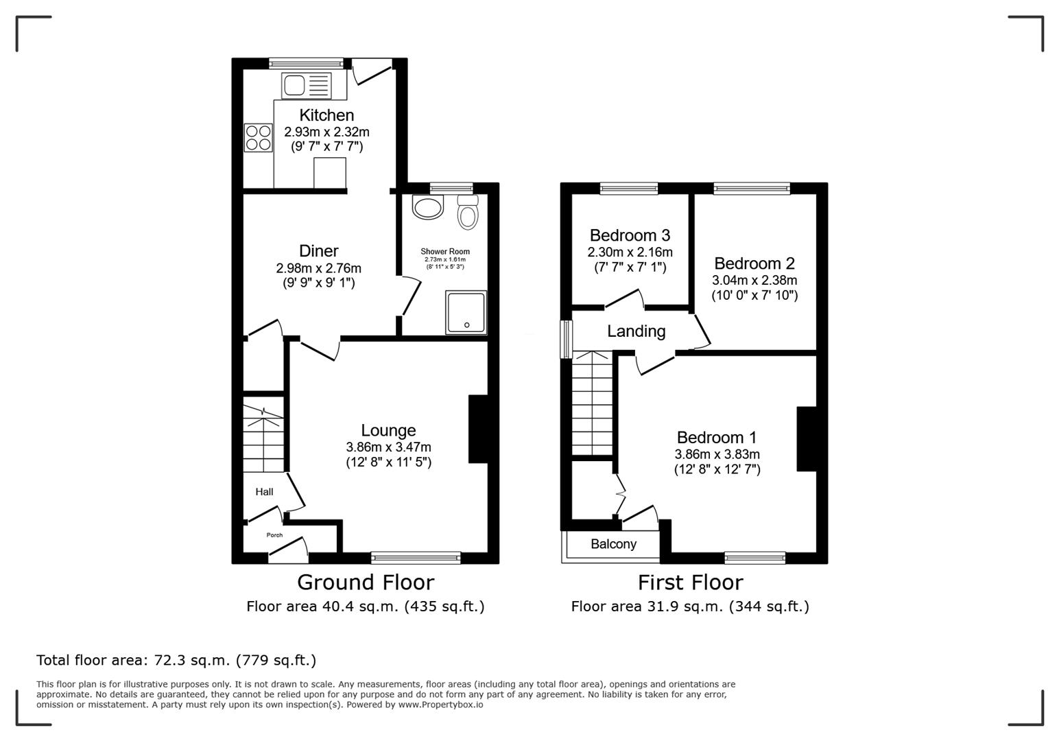 64, Middleburg Street, Hull floorplan