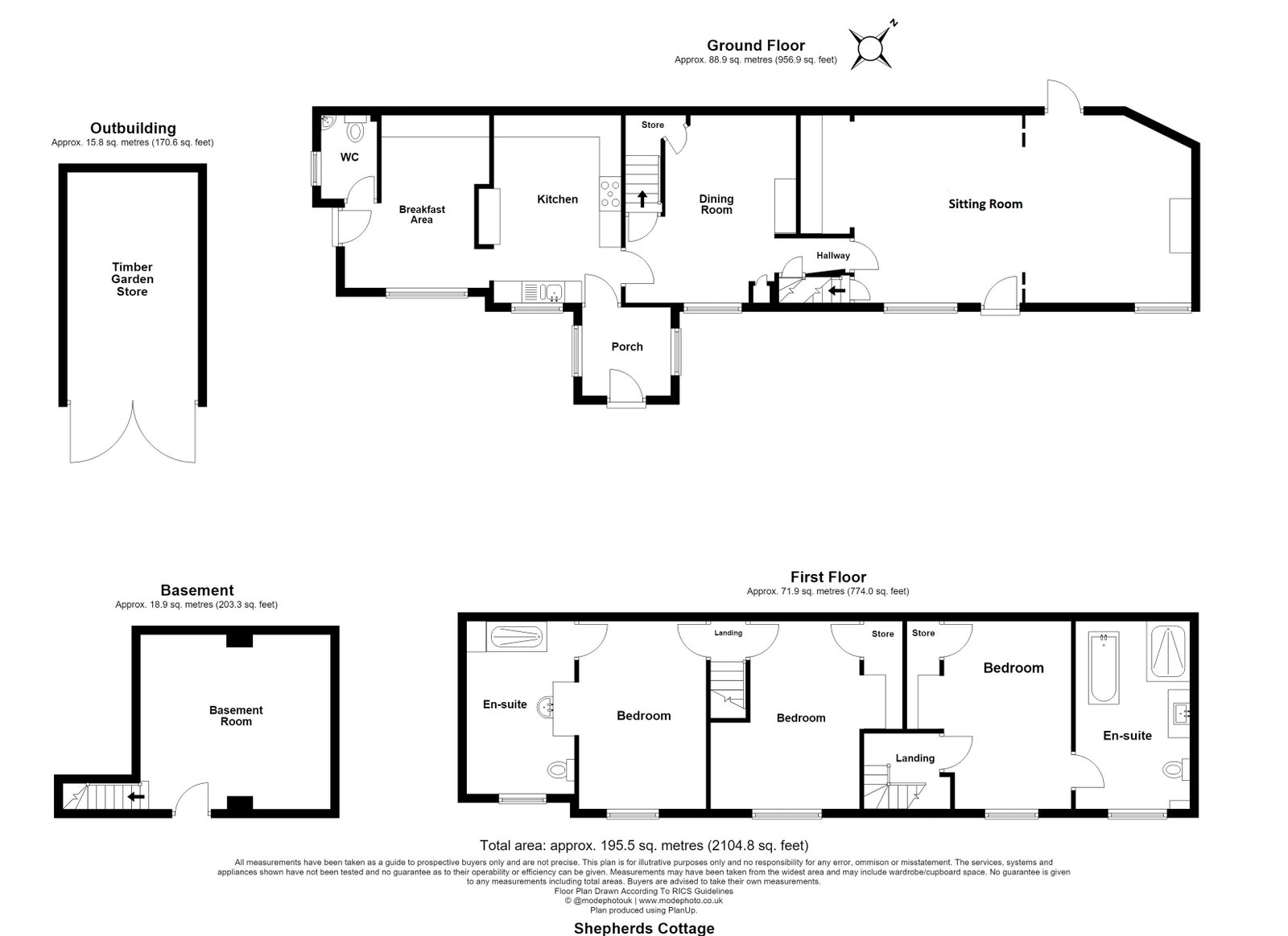 Shepherds Cottage, The Street, Furneux Pelham floorplan