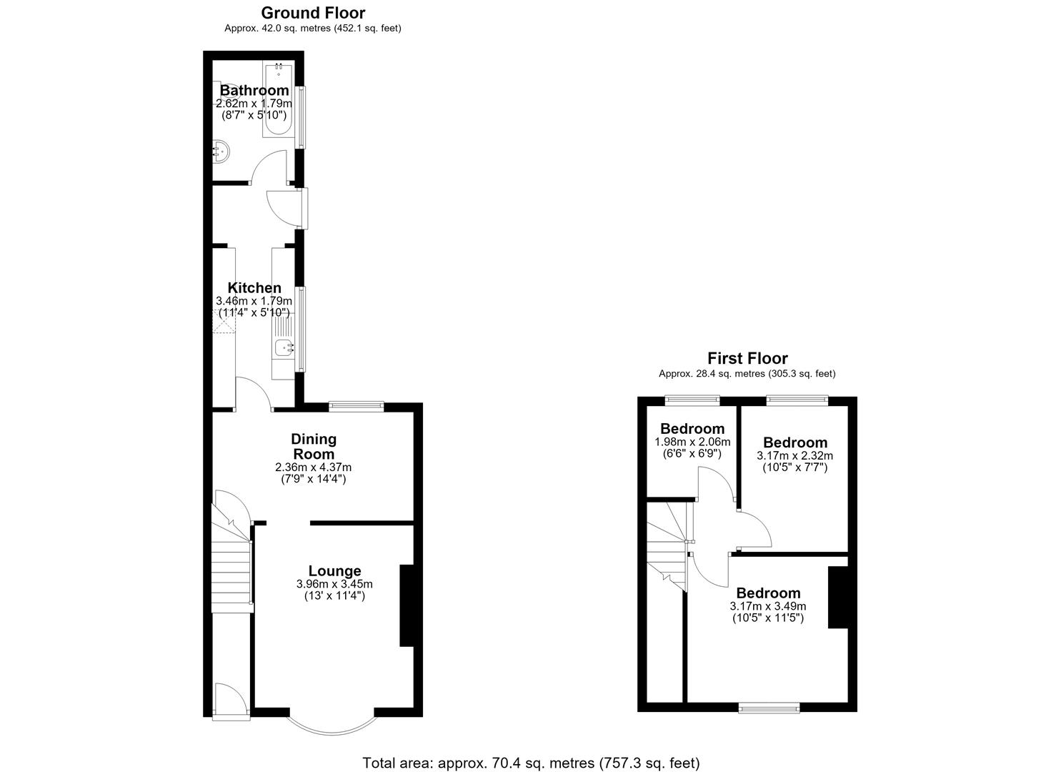 37, Wharton Terrace, Hartlepool floorplan