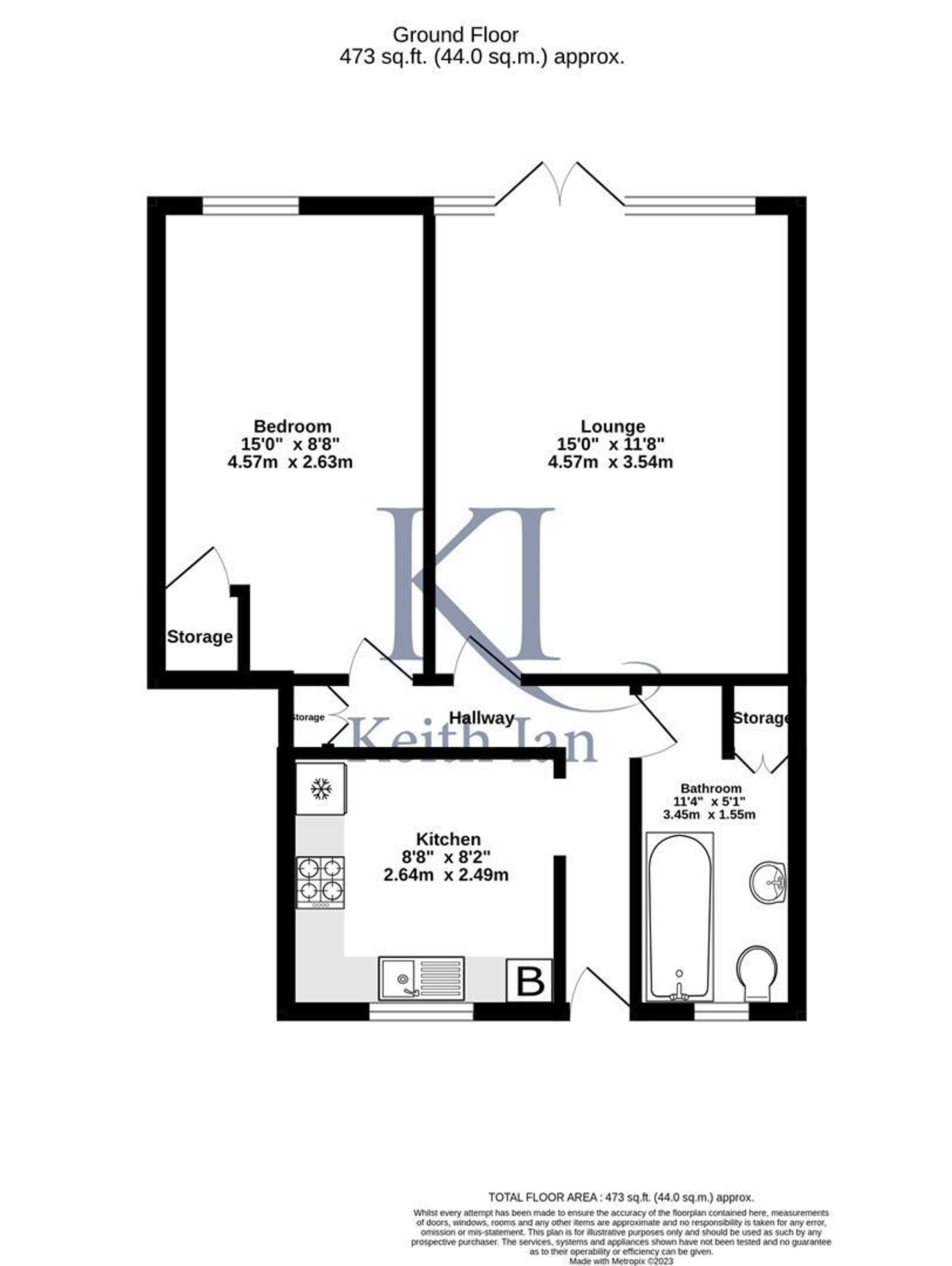 13 Clayton Parade Turners Hill, Waltham Cross floorplan