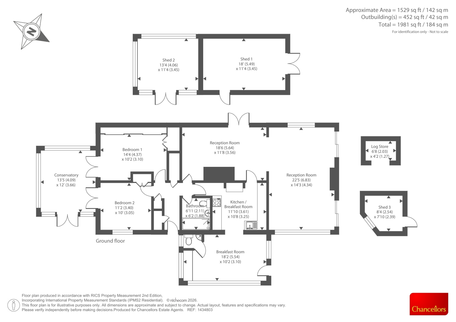 Bergamot,, Bucknell, Shropshire floorplan