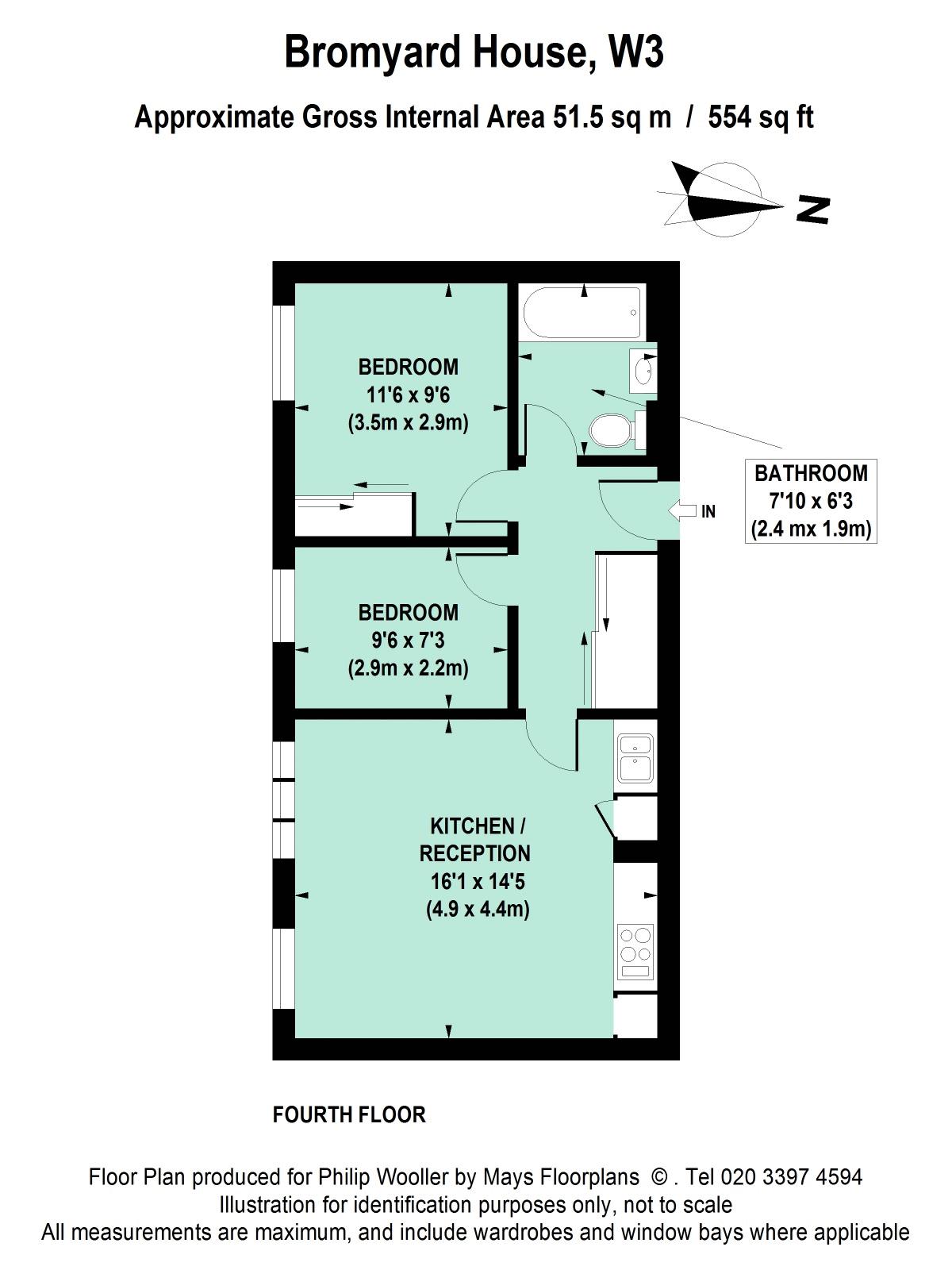 2 Bedrooms Flat to rent in Bromyard Avenue, London W3