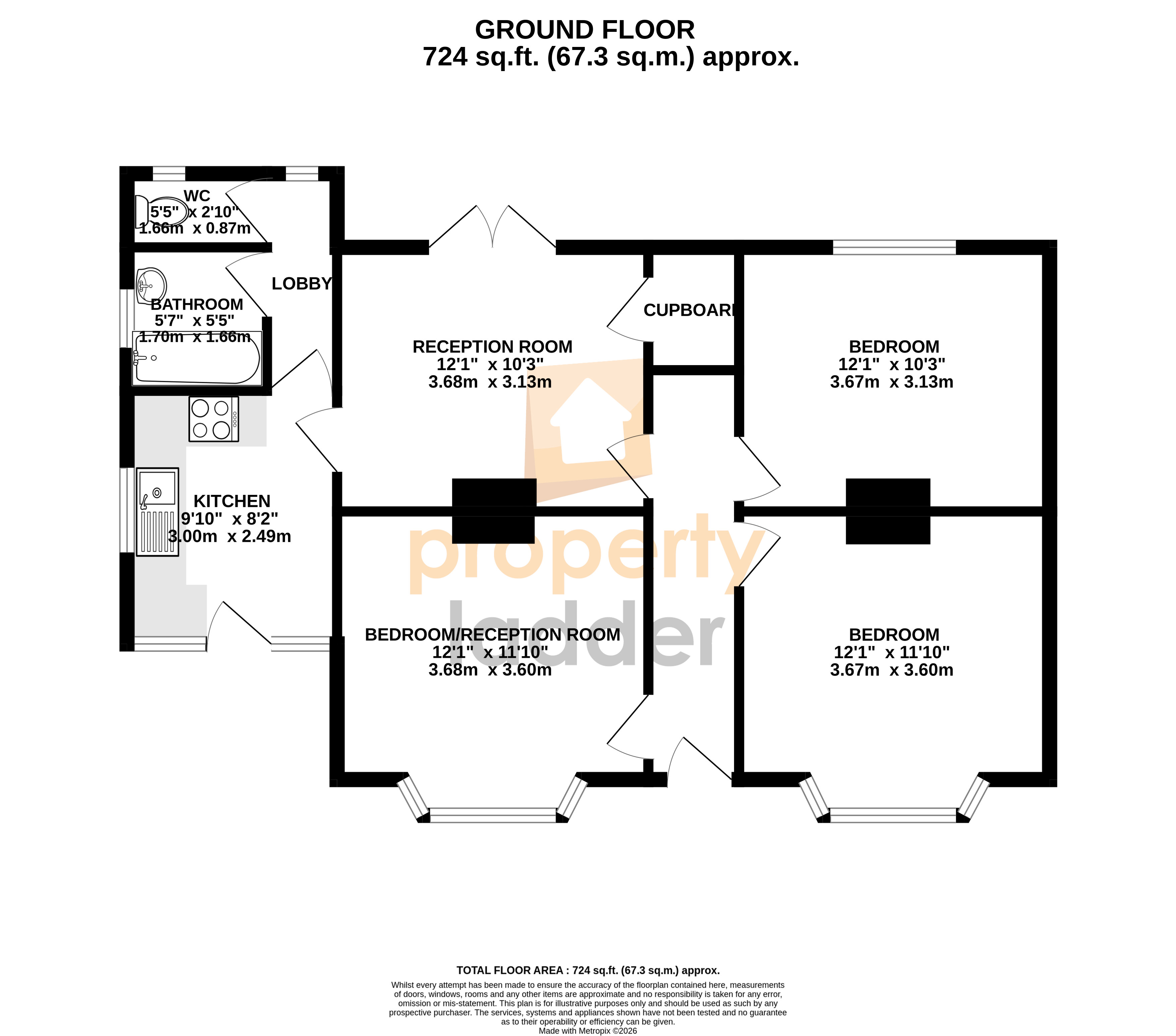 93, Buxton Road, Norwich floorplan