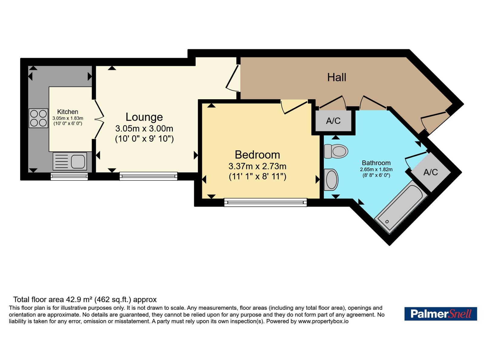 Flat 8, Somerset Court,, Preston Road, Somerset floorplan