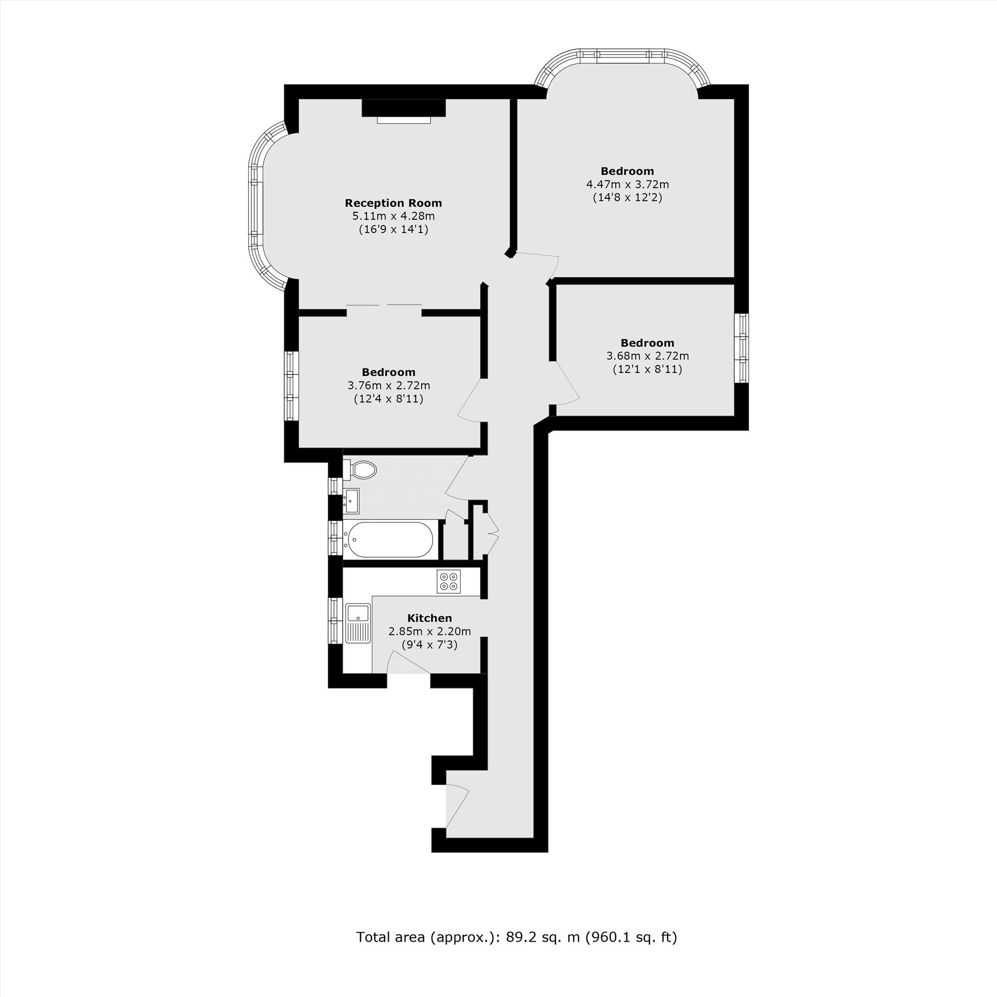 Flat 35, Oaklands, Argyle Road, London floorplan