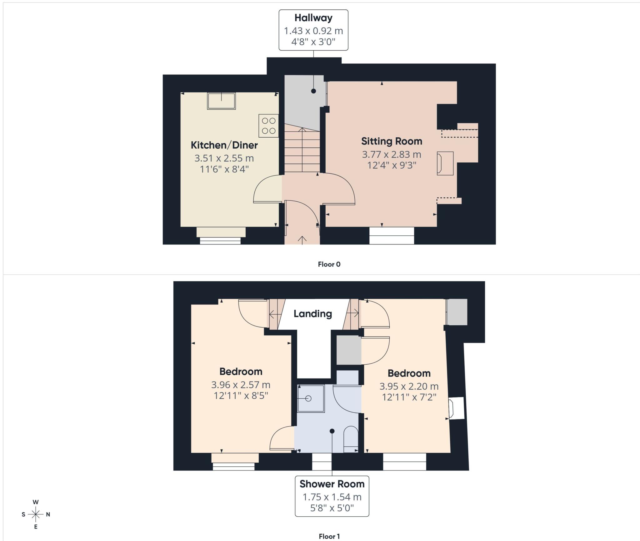 Wenmouth Cottage, West Looe Hill, Looe floorplan