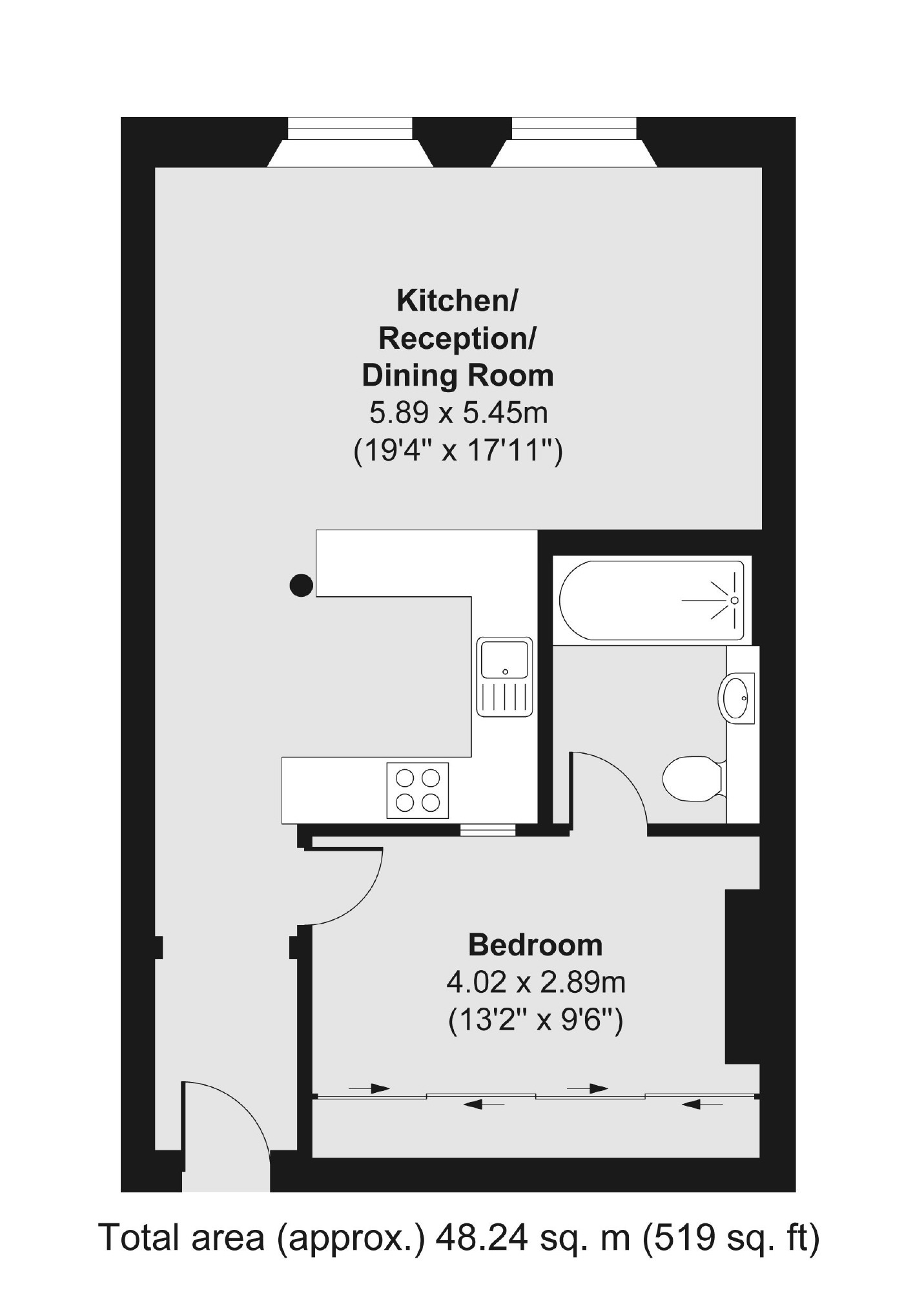 New Concordia Wharf, Mill Street, London SE1, 1 bedroom flat for sale