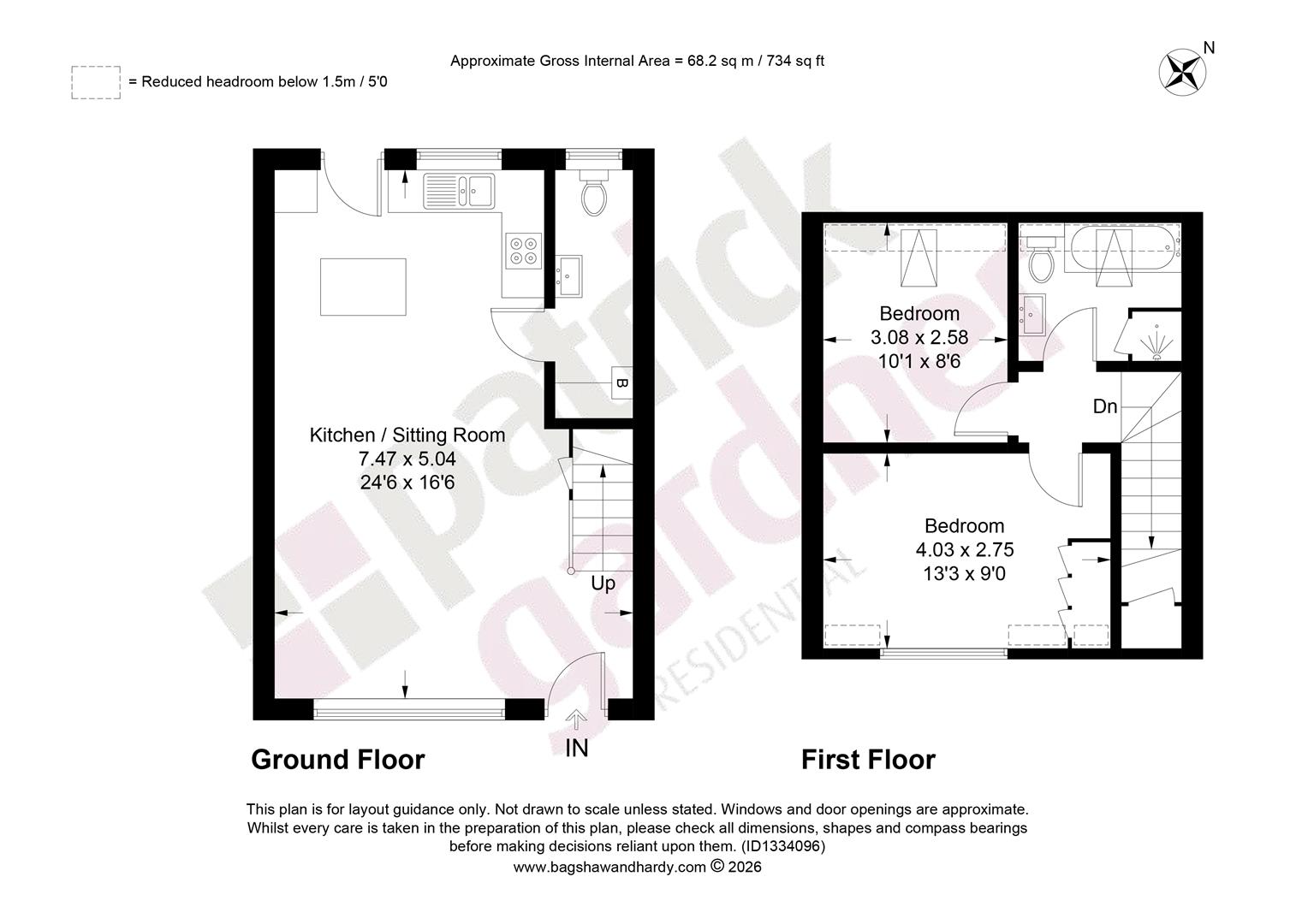 5 Vincent Mews, Leatherhead Road, Great Bookham floorplan