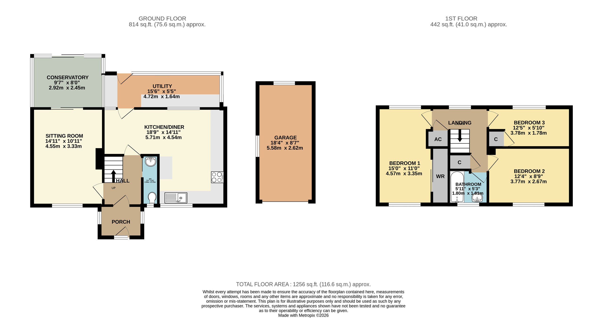 42 Queens Road, Sherborne floorplan