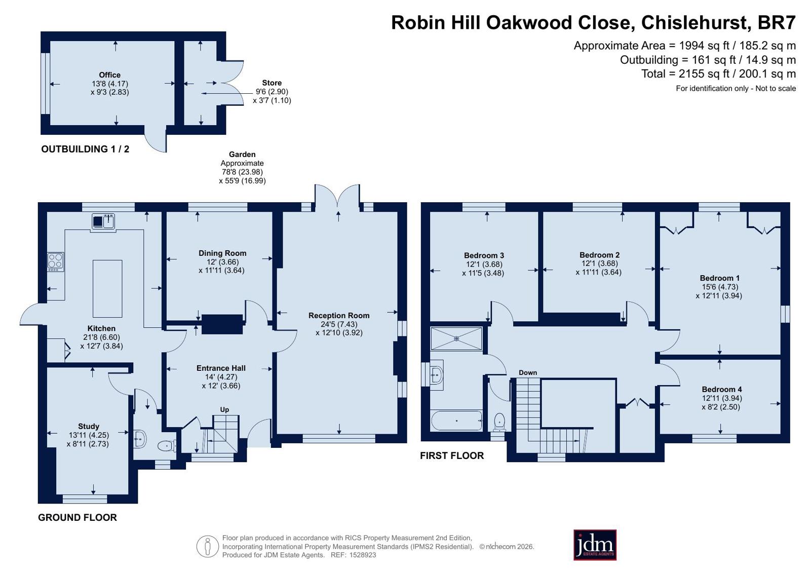 Robin Hill,, Oakwood Close, Chislehurst floorplan