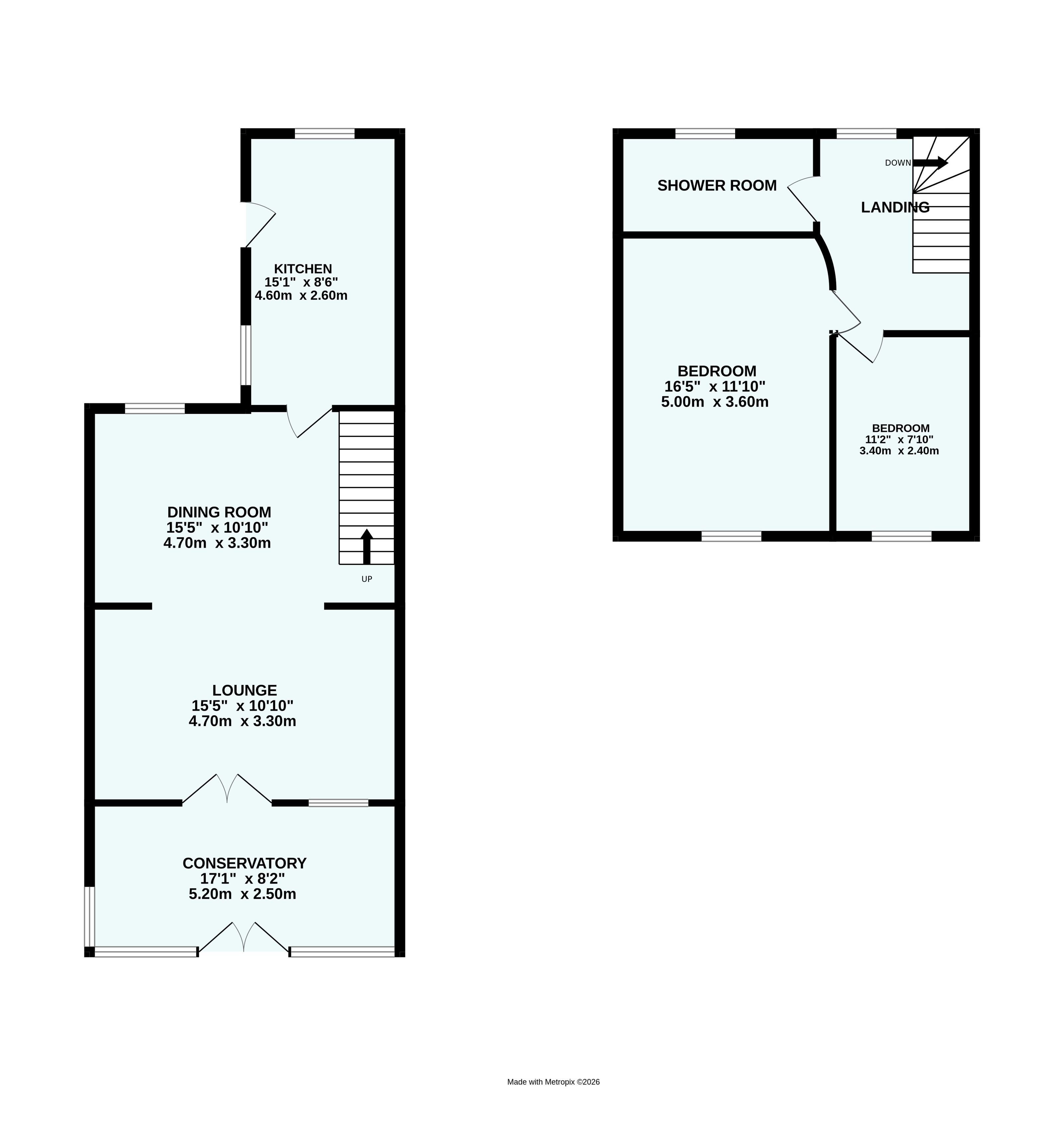 10, Clifton Terrace, Cornwall floorplan