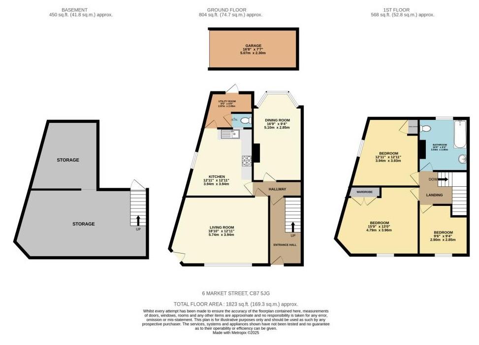 6, Market Street, Fordham floorplan