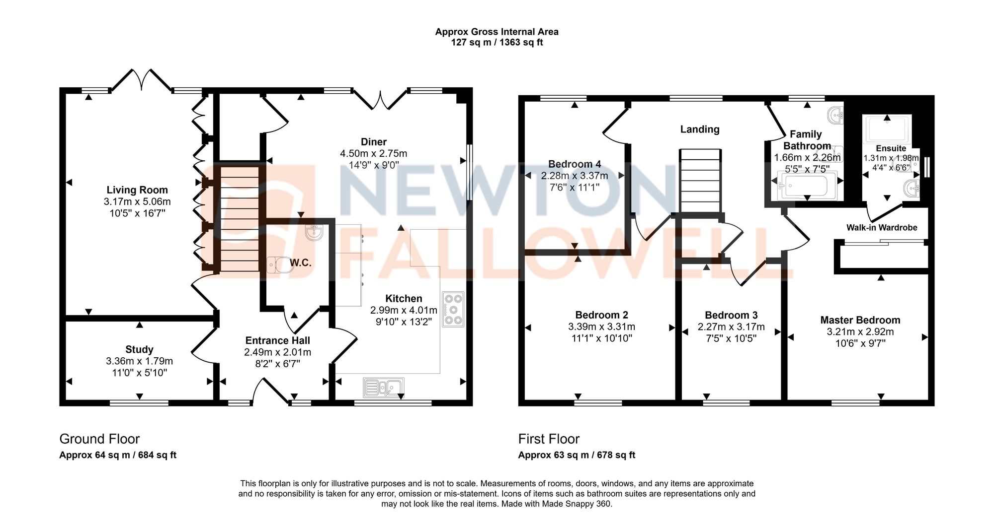 9 Lofted Drive, Telford floorplan