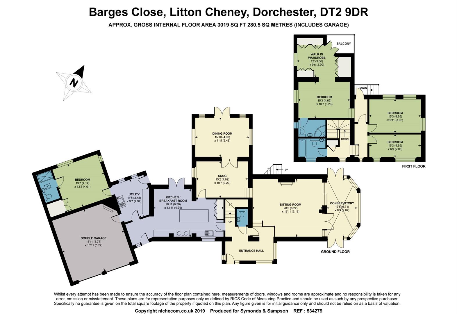 The Old Granary, 7, Barges Close, Dorchester floorplan