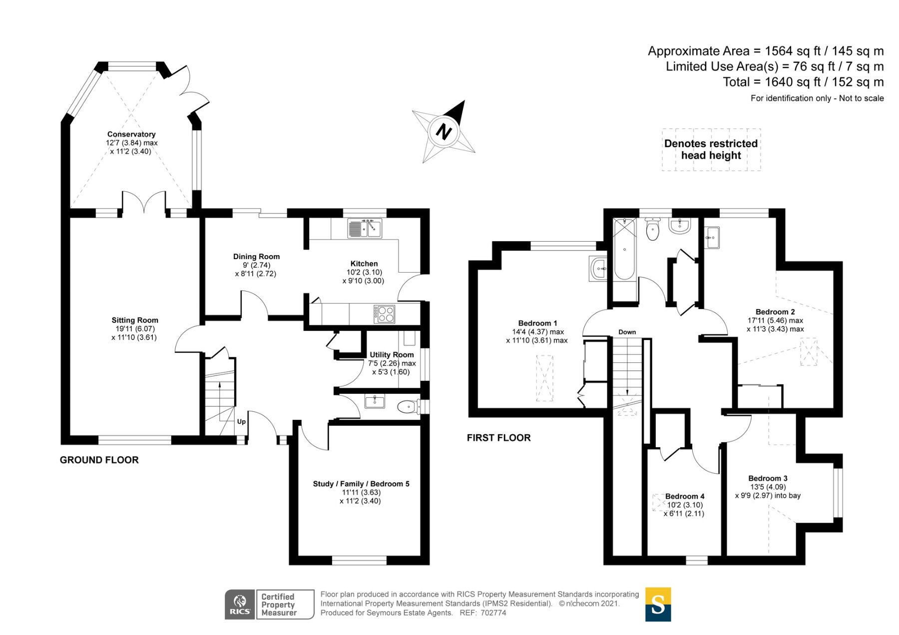 168, Old Woking Road, Surrey floorplan
