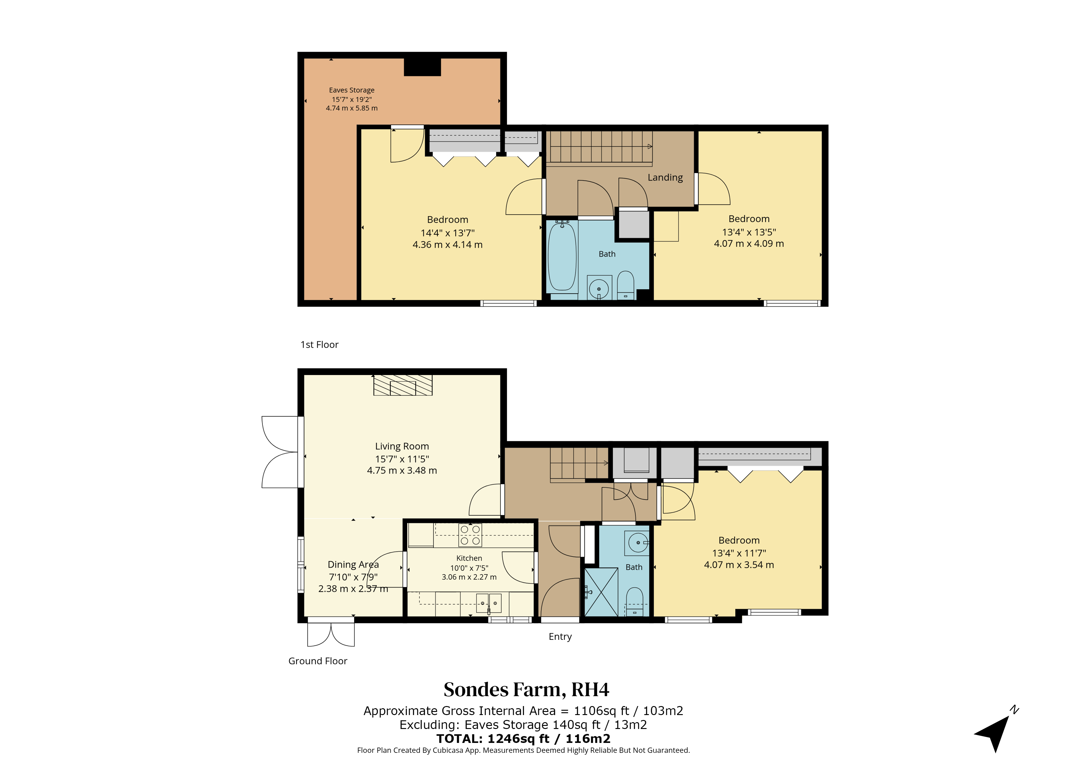 36, Sondes Farm, Dorking floorplan