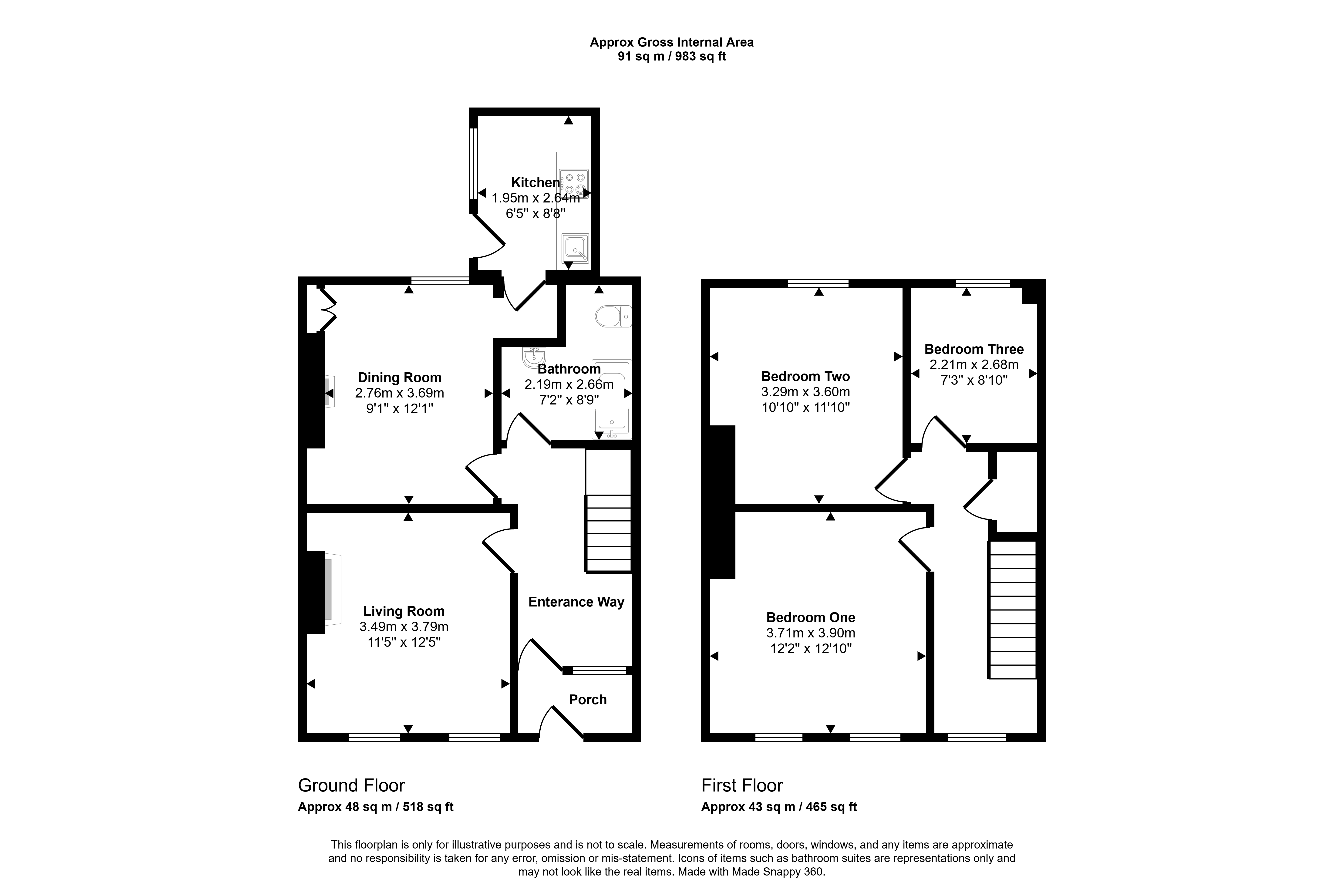 74, West Street, Hartlepool floorplan