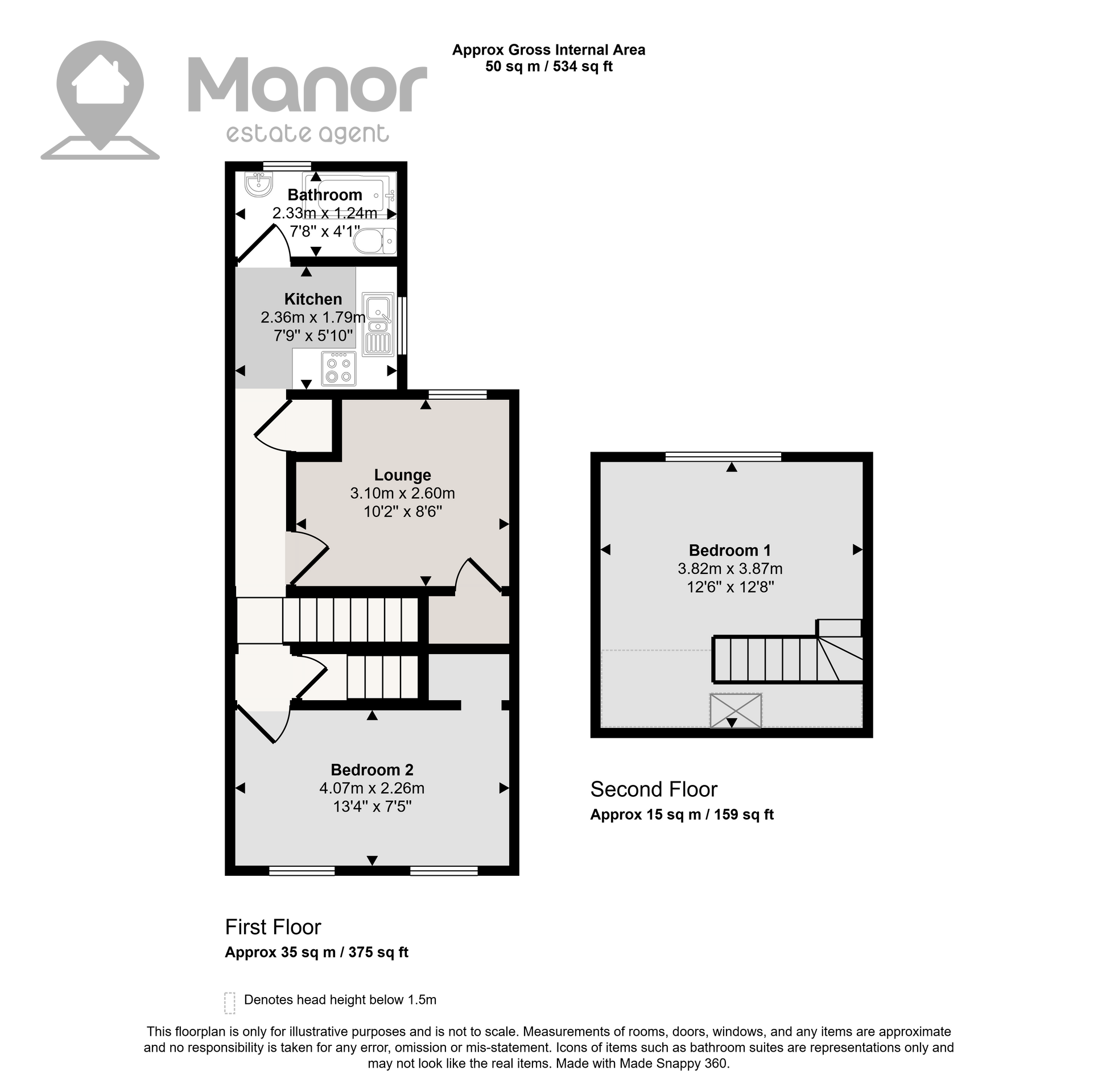 First Floor Flat 2, Forest Gate floorplan