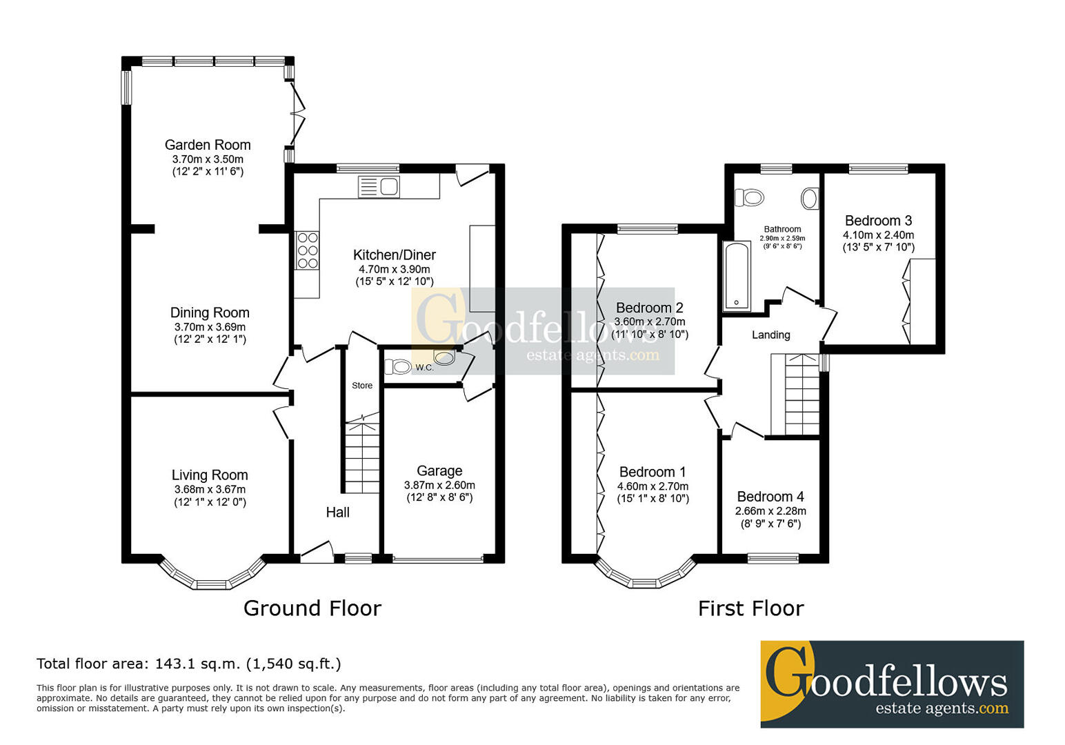 6, Martello Gardens, Newcastle Upon Tyne floorplan