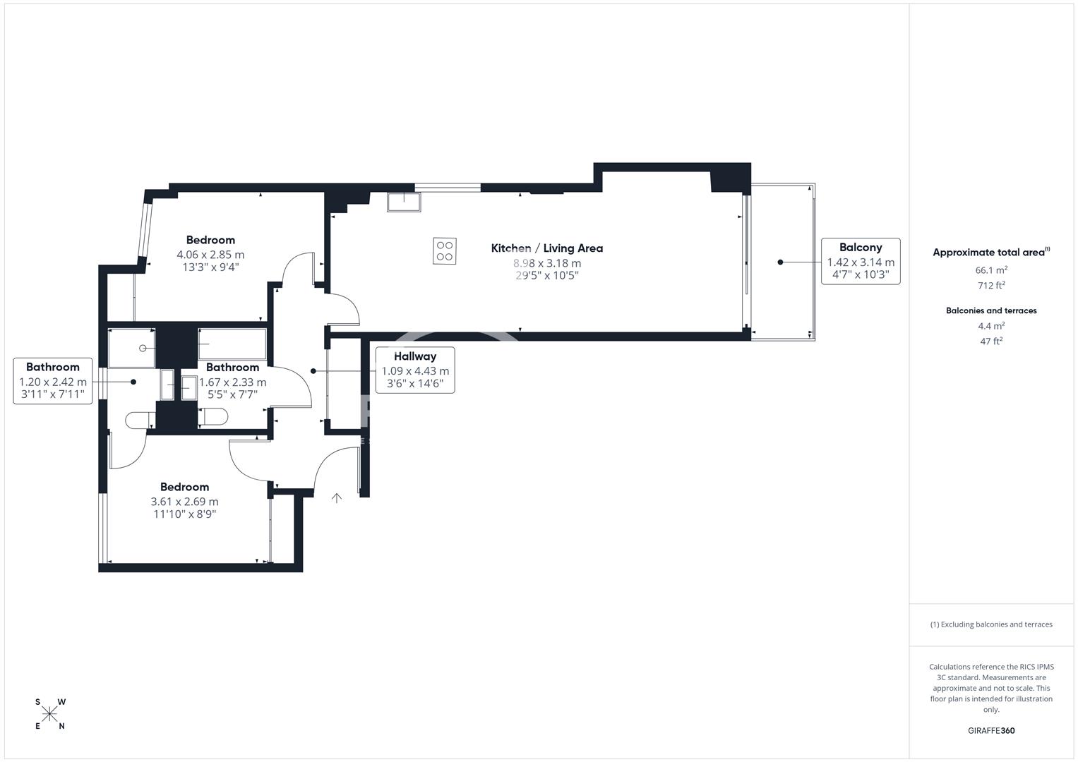 Re: 44 The Spectrum Building, 120, East Road, London floorplan