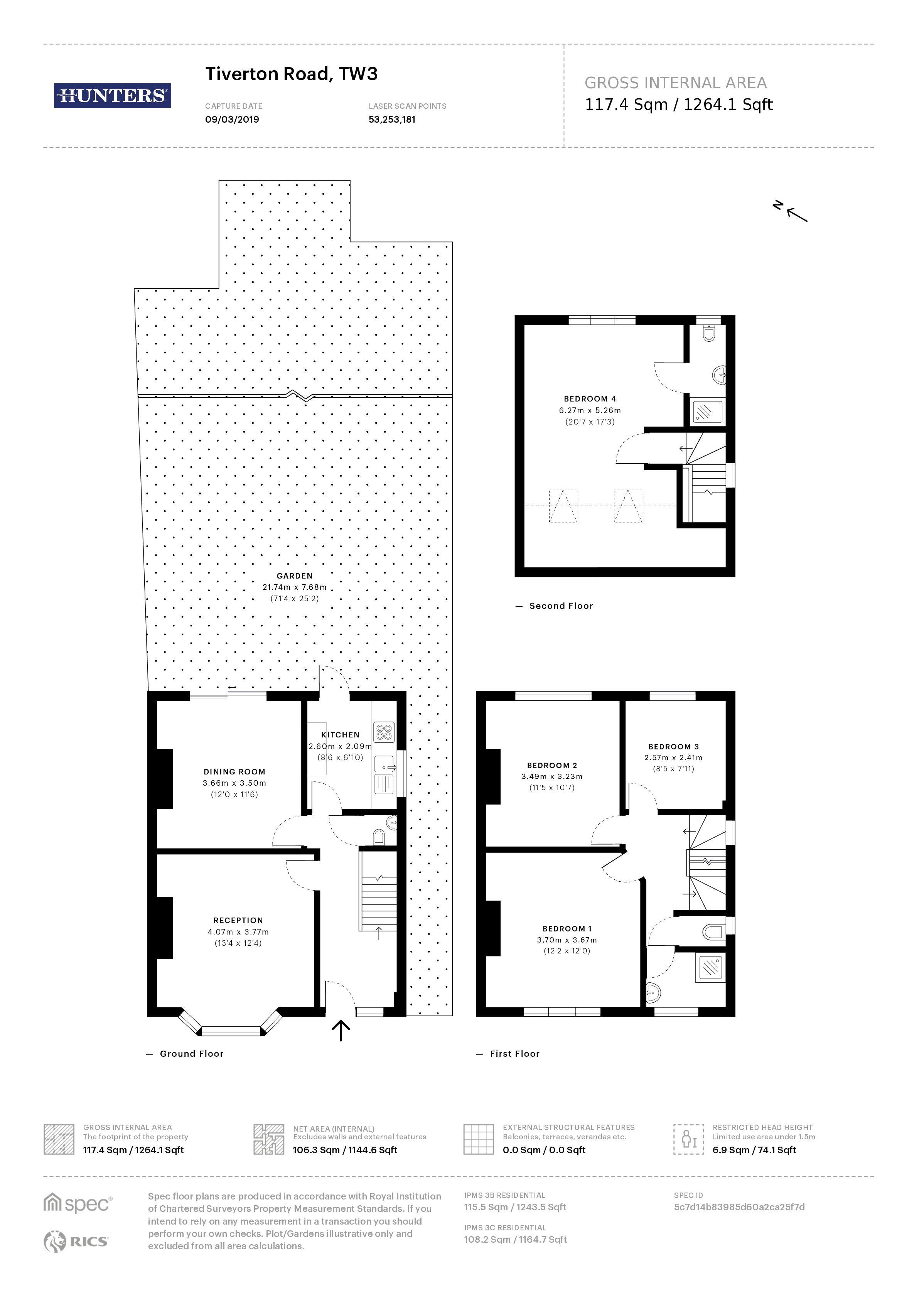 4 Bedrooms Semi-detached house for sale in Tiverton Road, Hounslow TW3