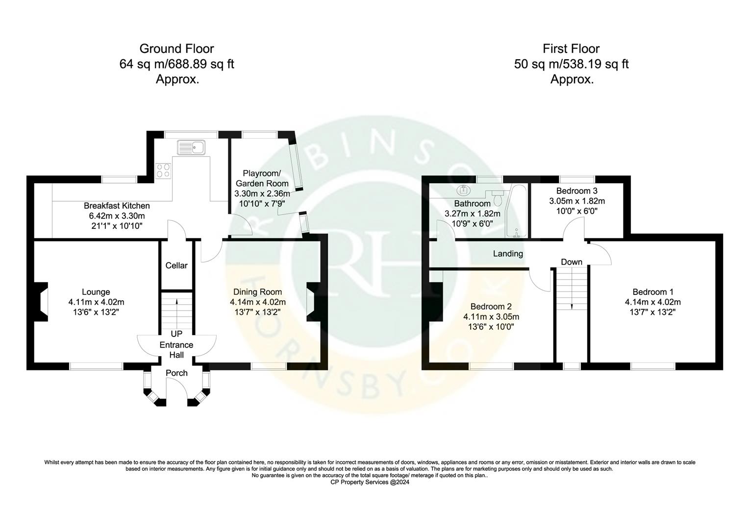 The Poplars, 5 High Street, Rotherham floorplan