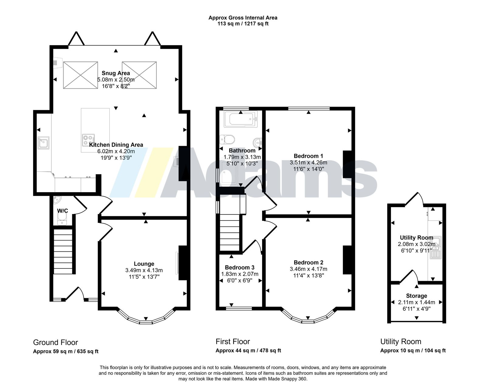 35, Stetchworth Road, Warrington floorplan
