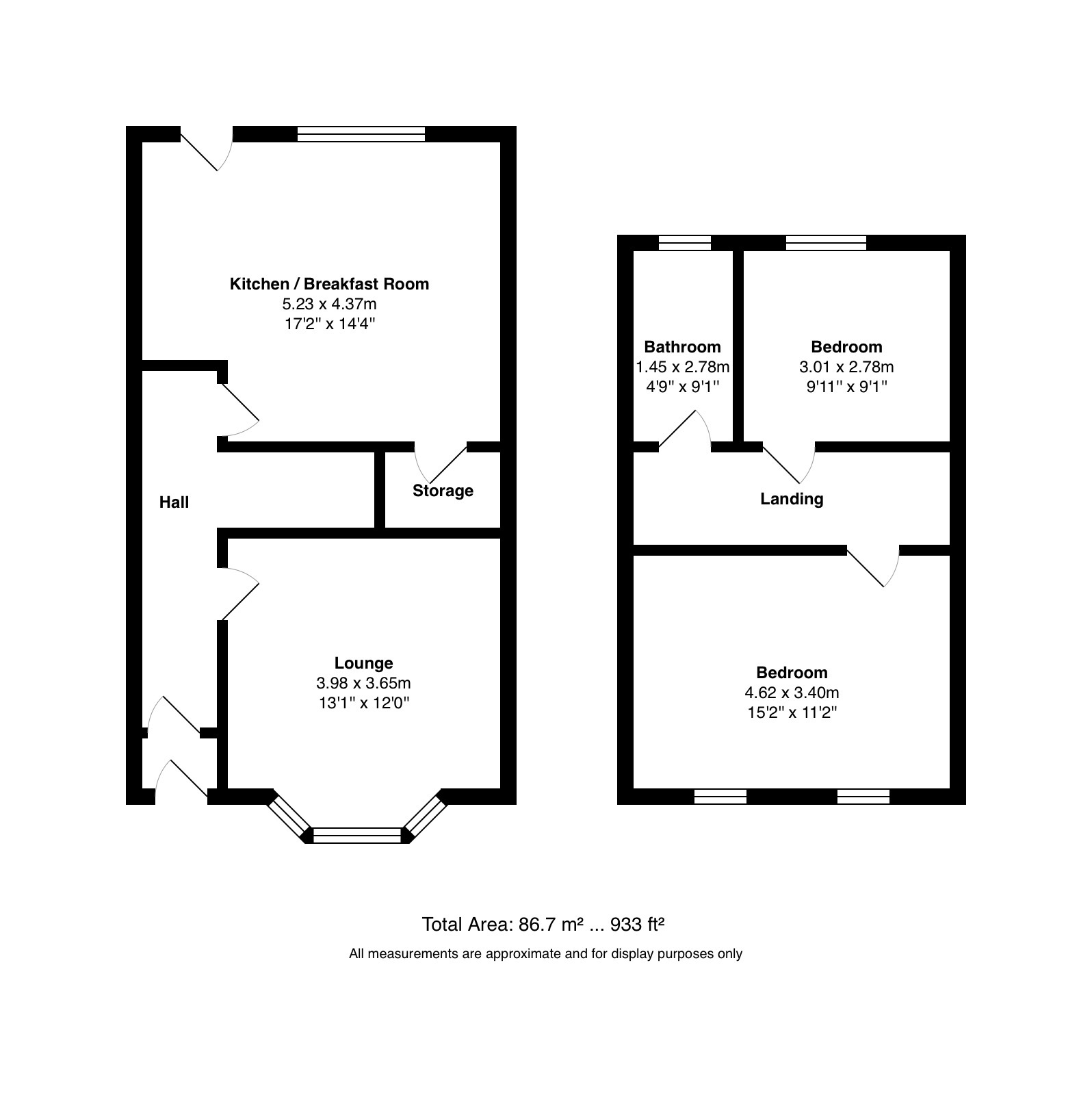 76, Compton Road, Southport floorplan