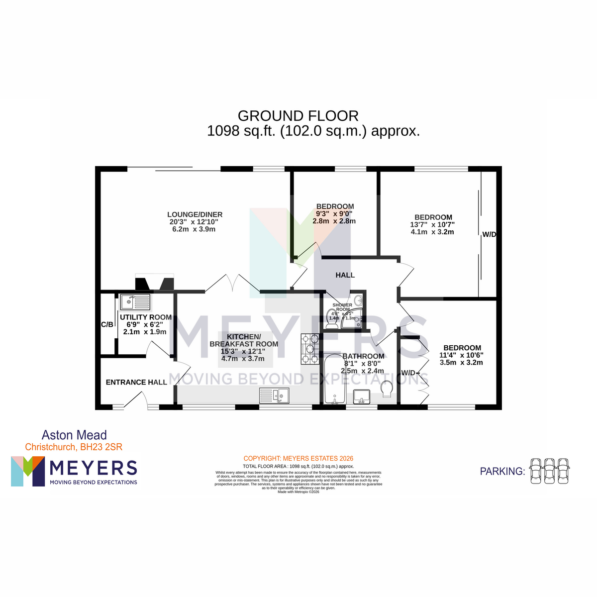 34, Aston Mead, Christchurch floorplan