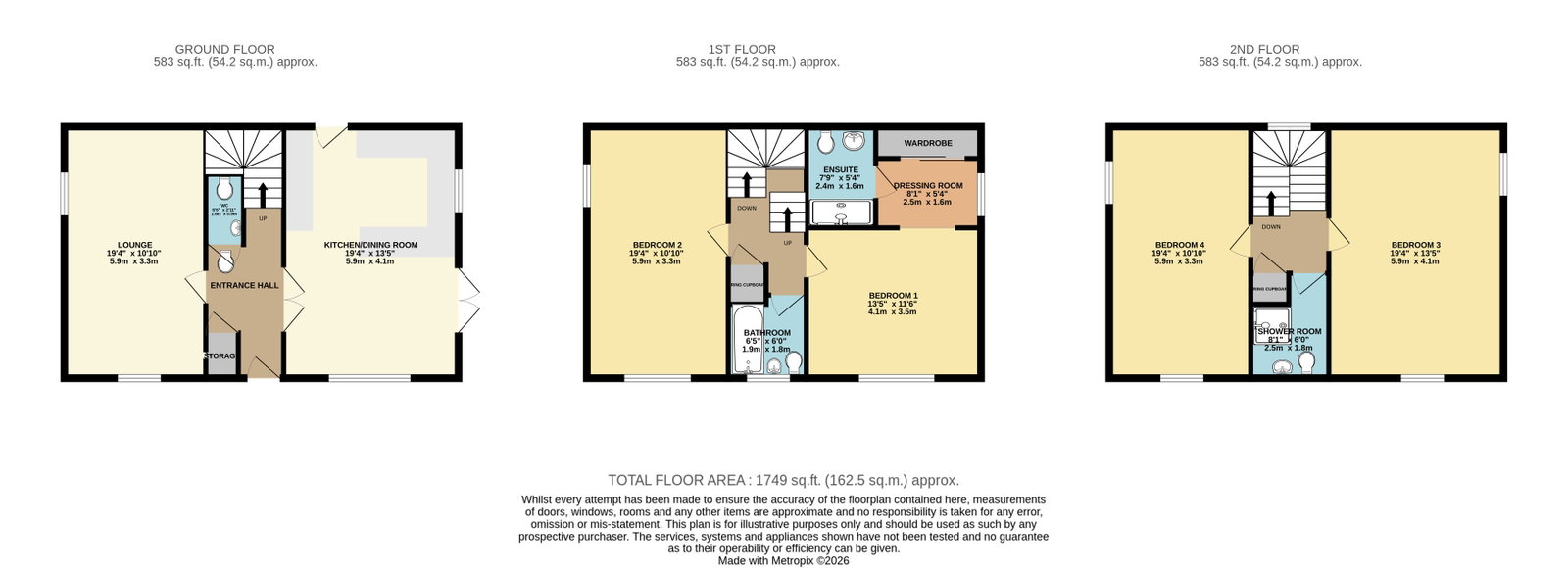 11, Newbold Close, Lichfield floorplan