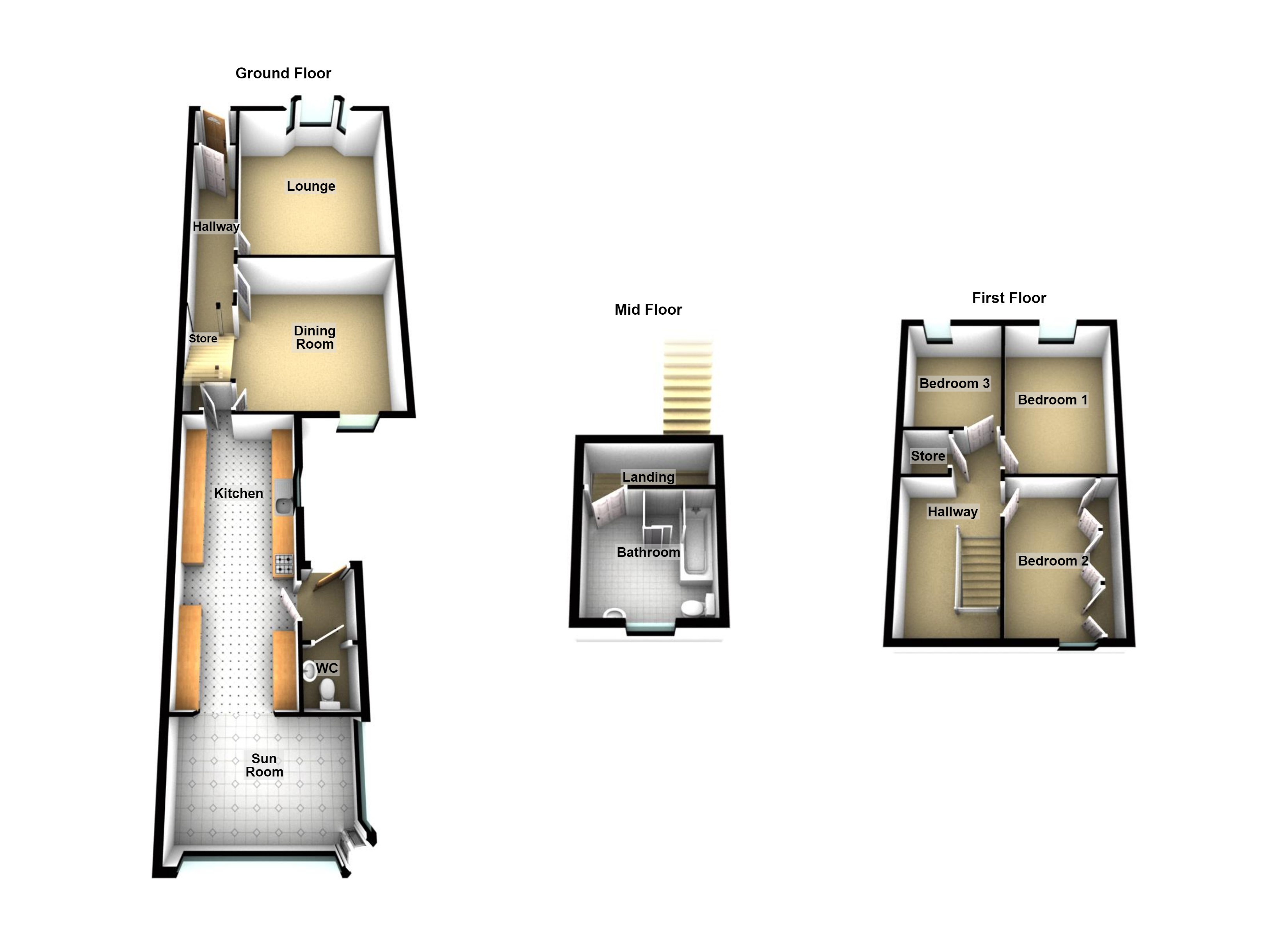 Locheil, 68, Wilson Street, Perth floorplan