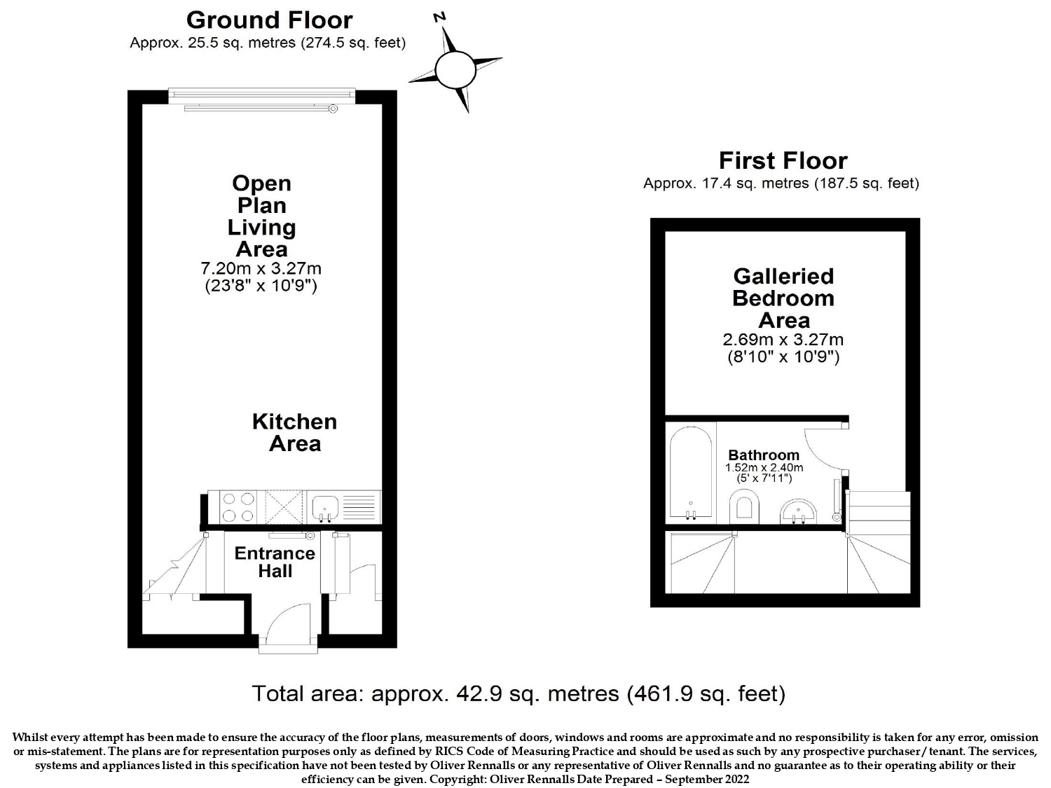 Schoolhouse Yard - Third Floor, Bloomfield Road, London floorplan