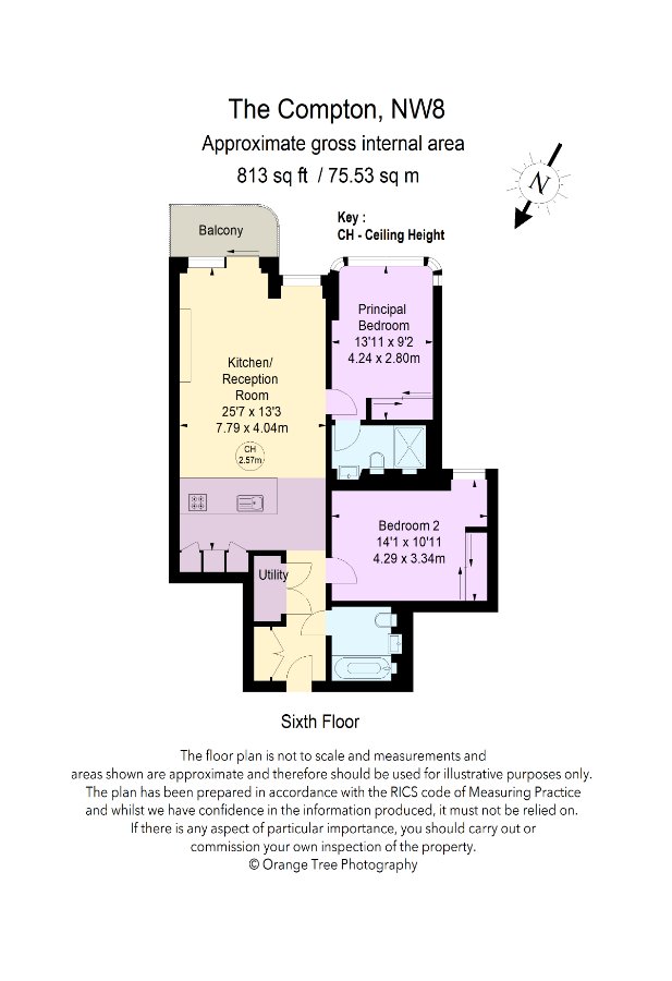 32 The Compton, Lodge Road, London floorplan