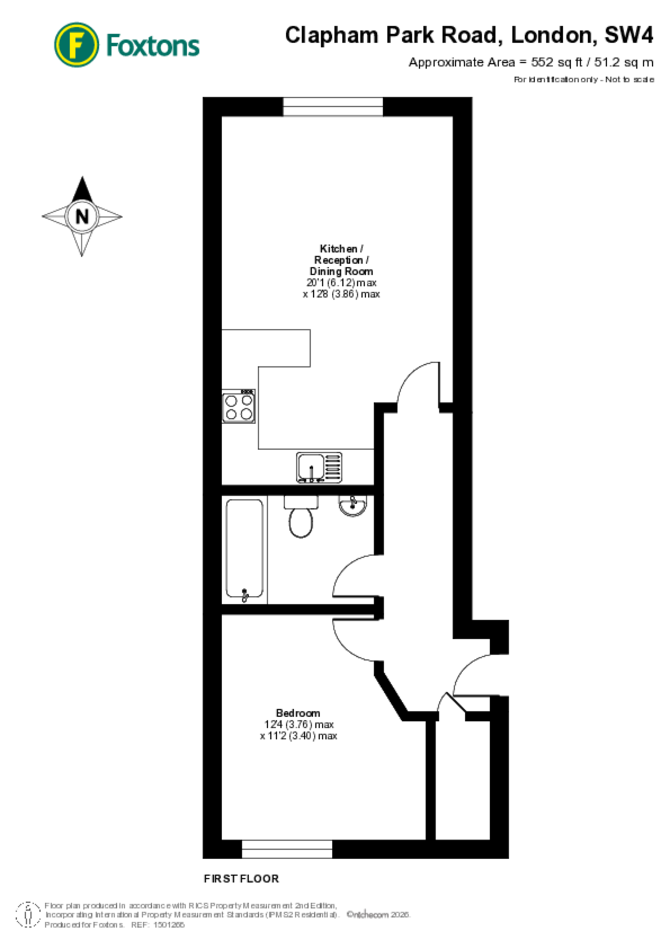 Clapham Park Road, Clapham floorplan