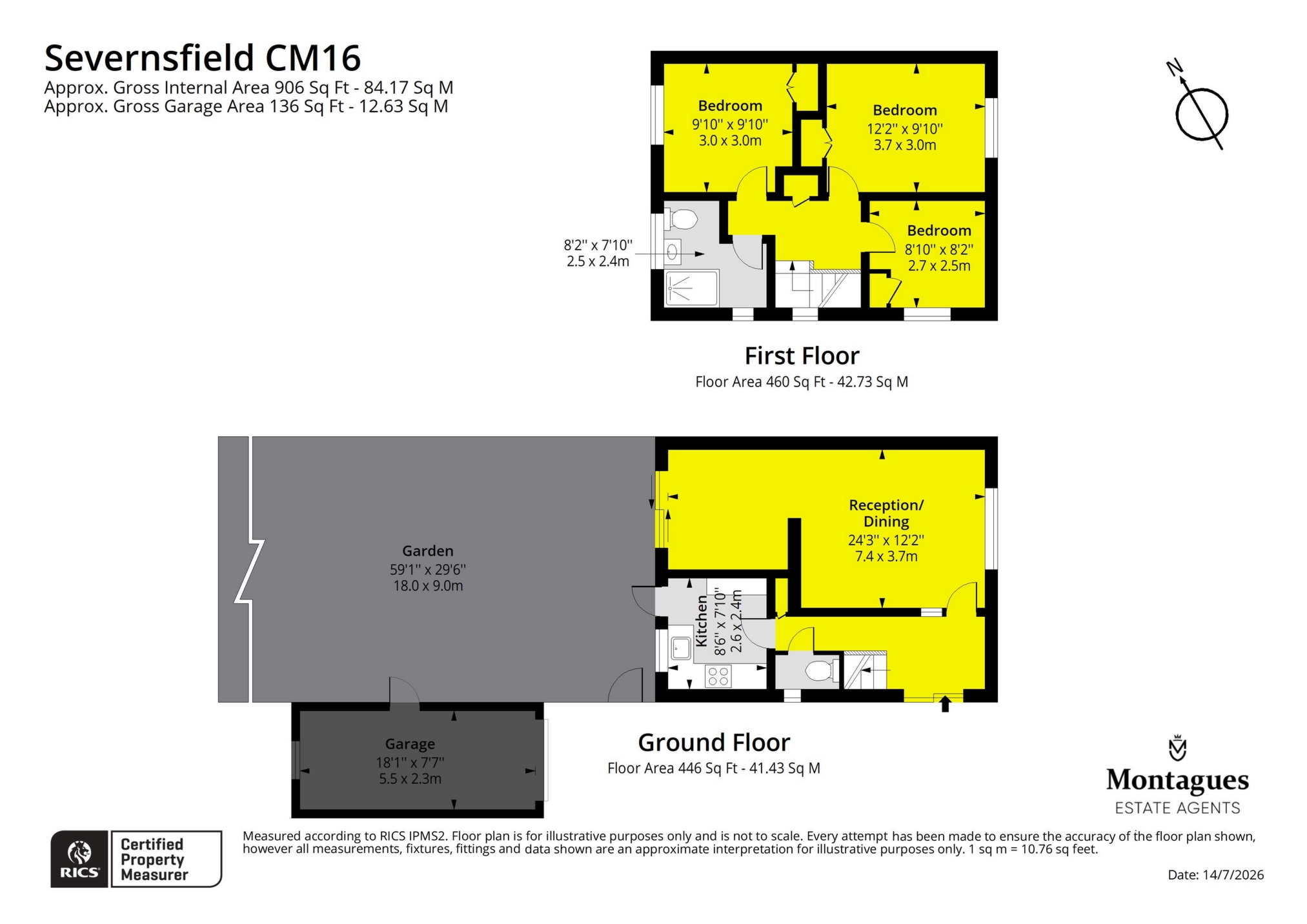 14, Severns Field, Epping floorplan