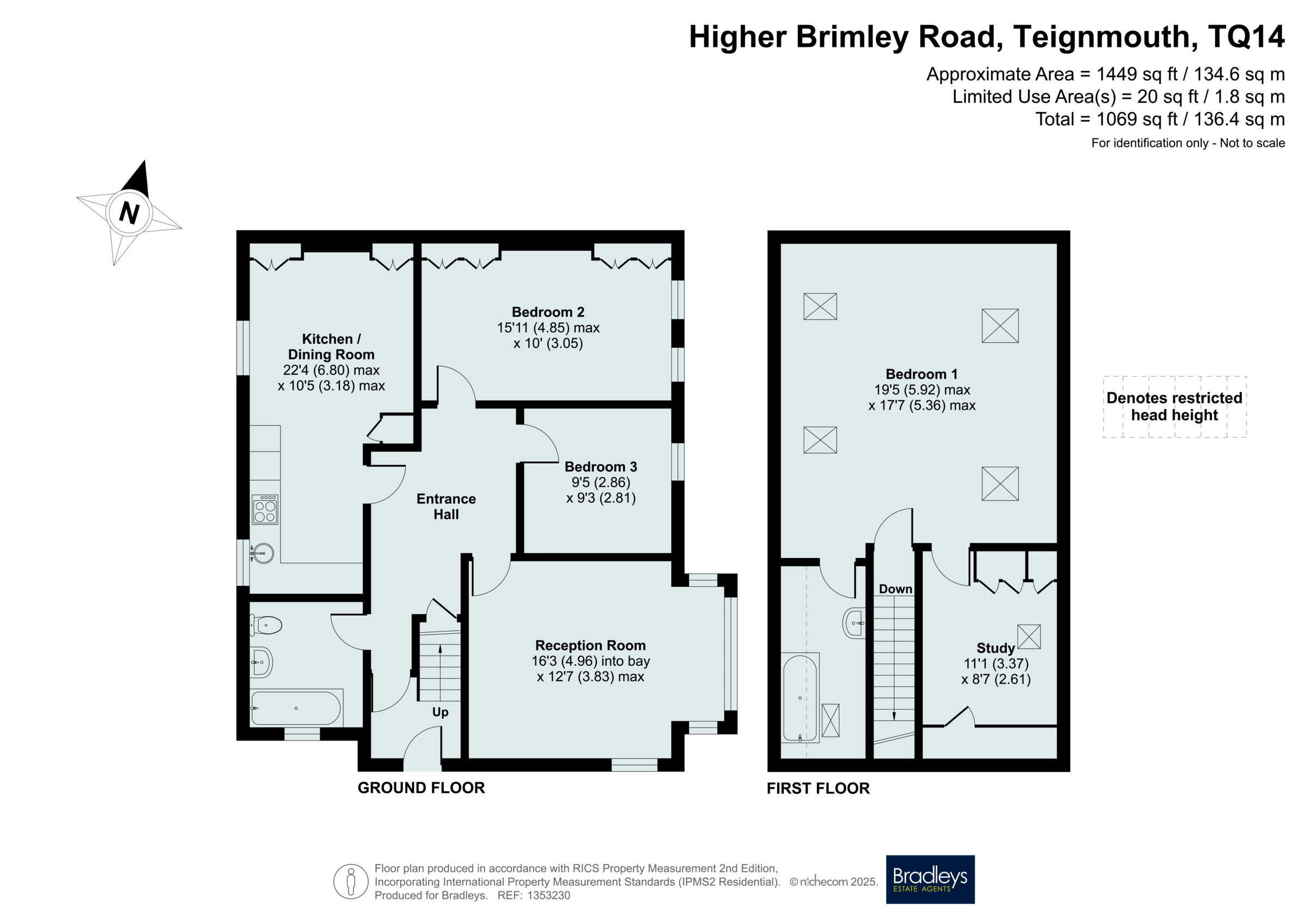 Flat 2, 69, Higher Brimley Road, Devon floorplan
