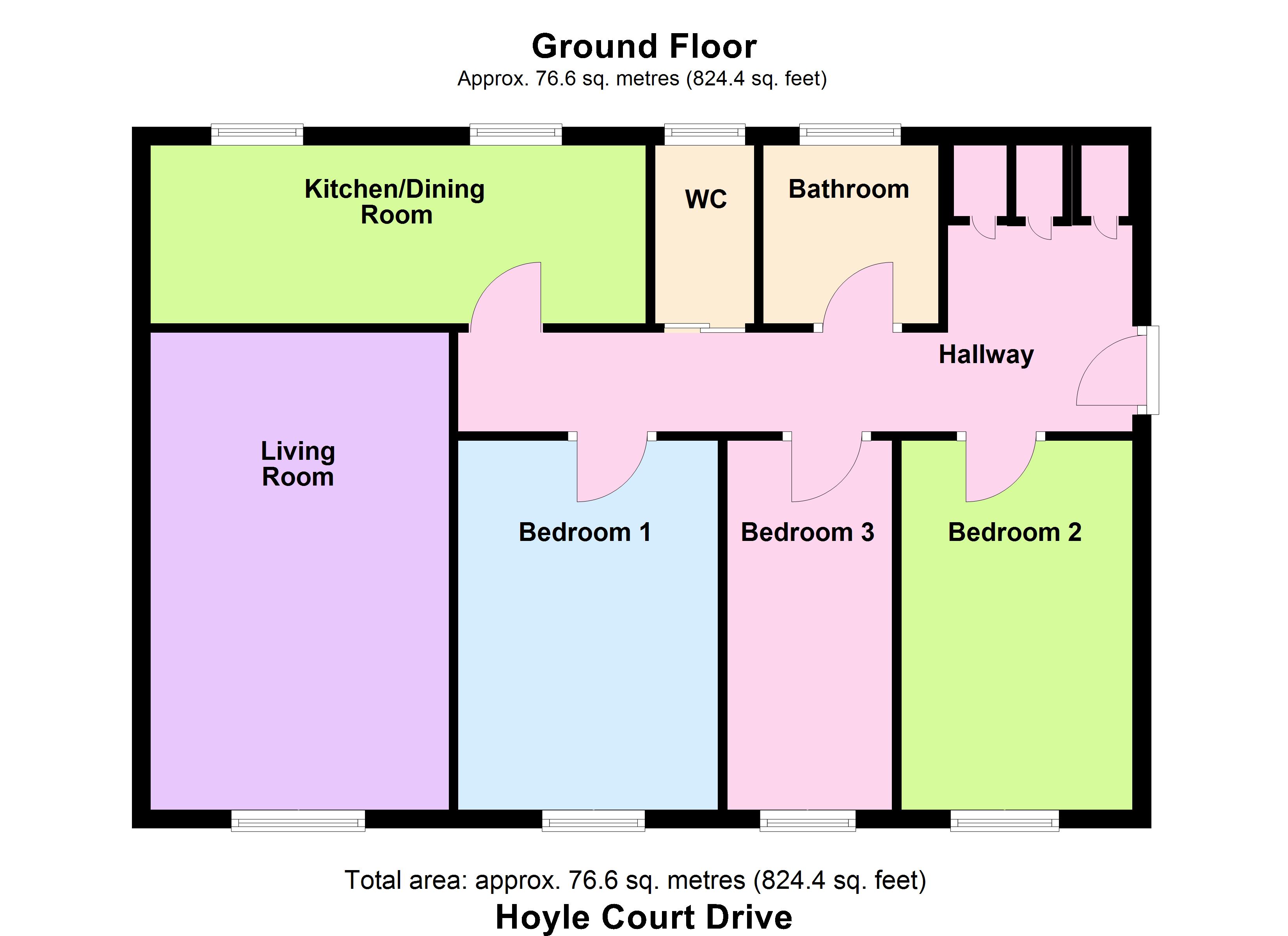 65, Hoyle Court Drive, Shipley floorplan